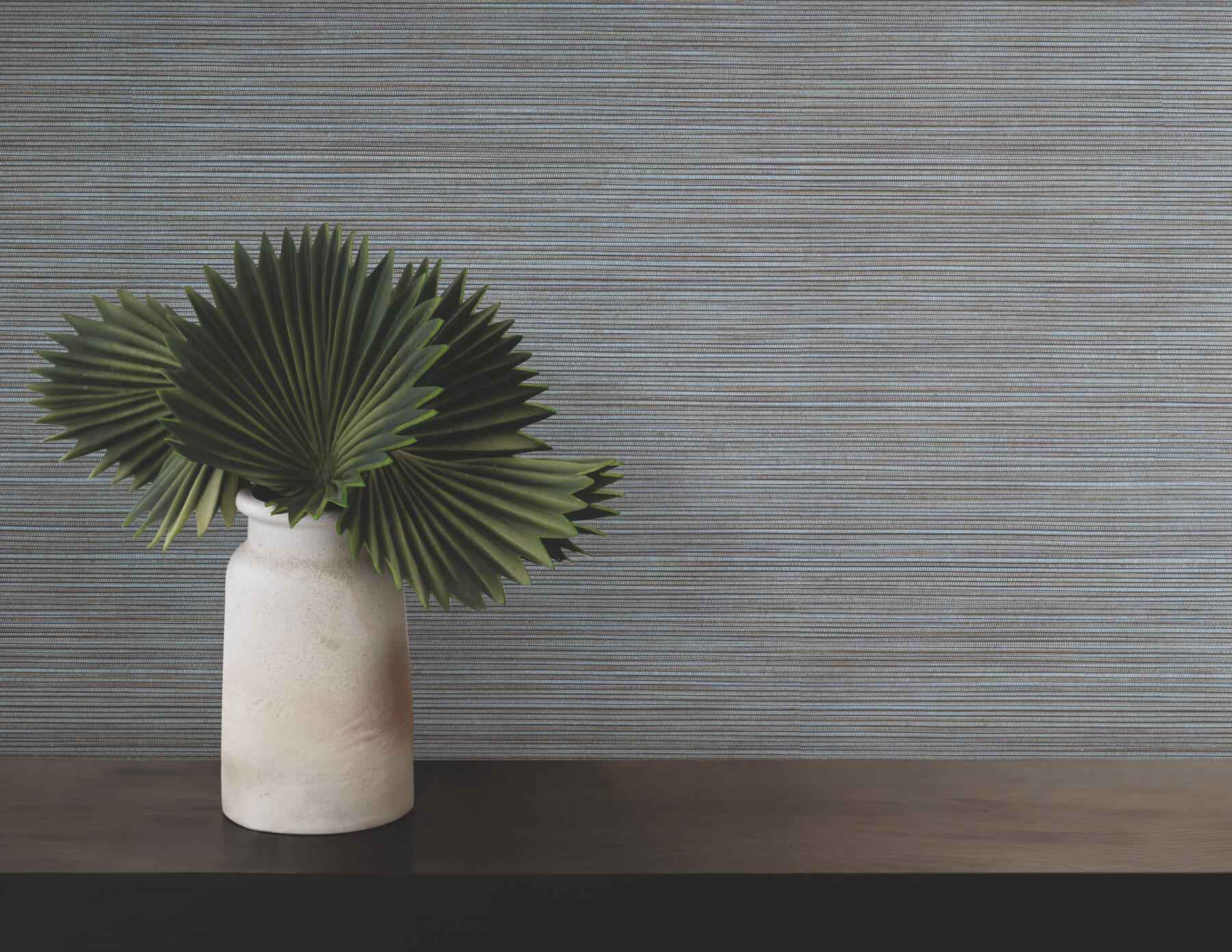 Lorn Blue Faux Grasscloth Wallpaper - York Wallcoverings - 4207-5441 - York Wallcoverings Wallpaper