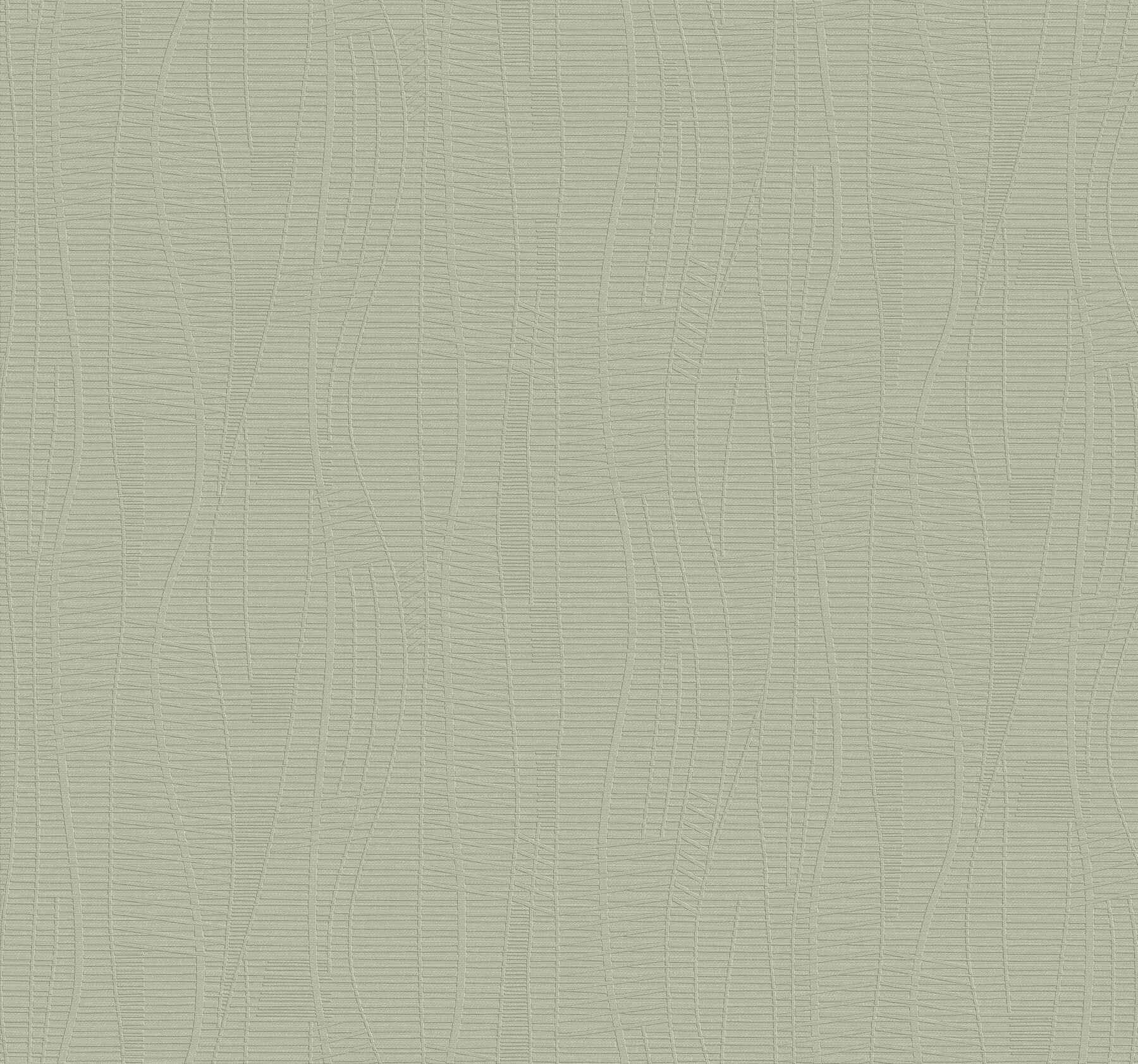 Amir Light Green Embossed Wallpaper - York Wallcoverings - 4207-5445