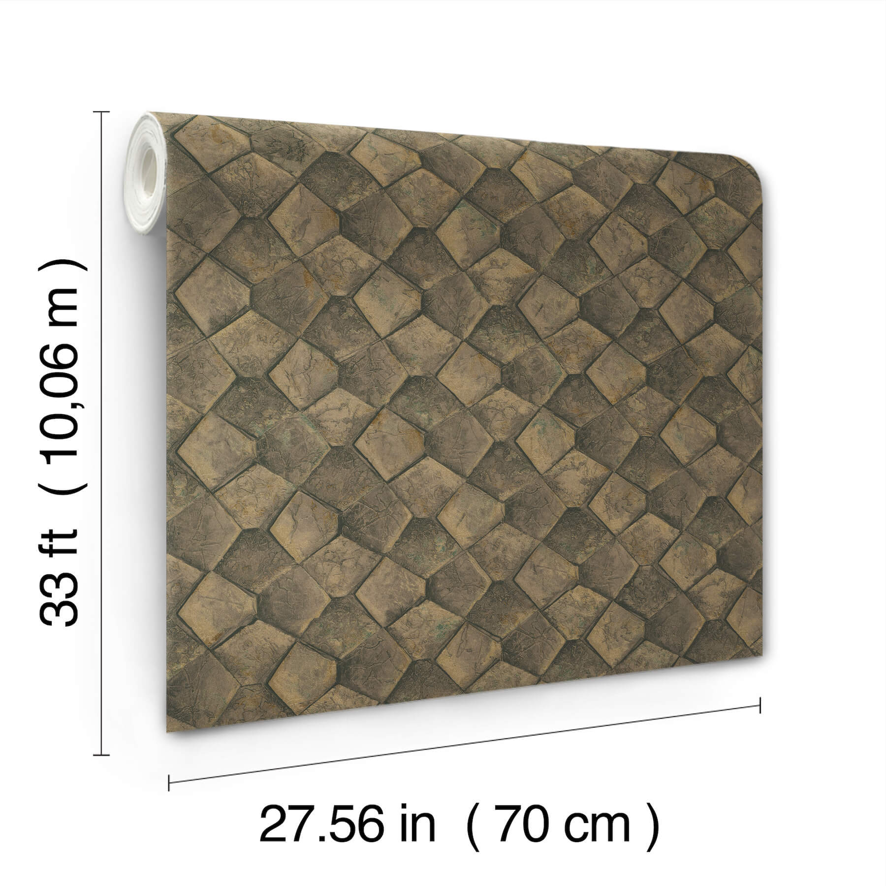 waterford-gold-tiled-wallpaper-york-wallcoverings-ma34909 - York Wallcoverings Wallpaper