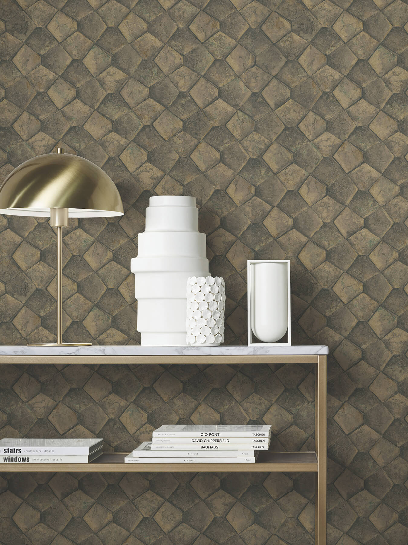 waterford-gold-tiled-wallpaper-york-wallcoverings-ma34909 - York Wallcoverings Wallpaper