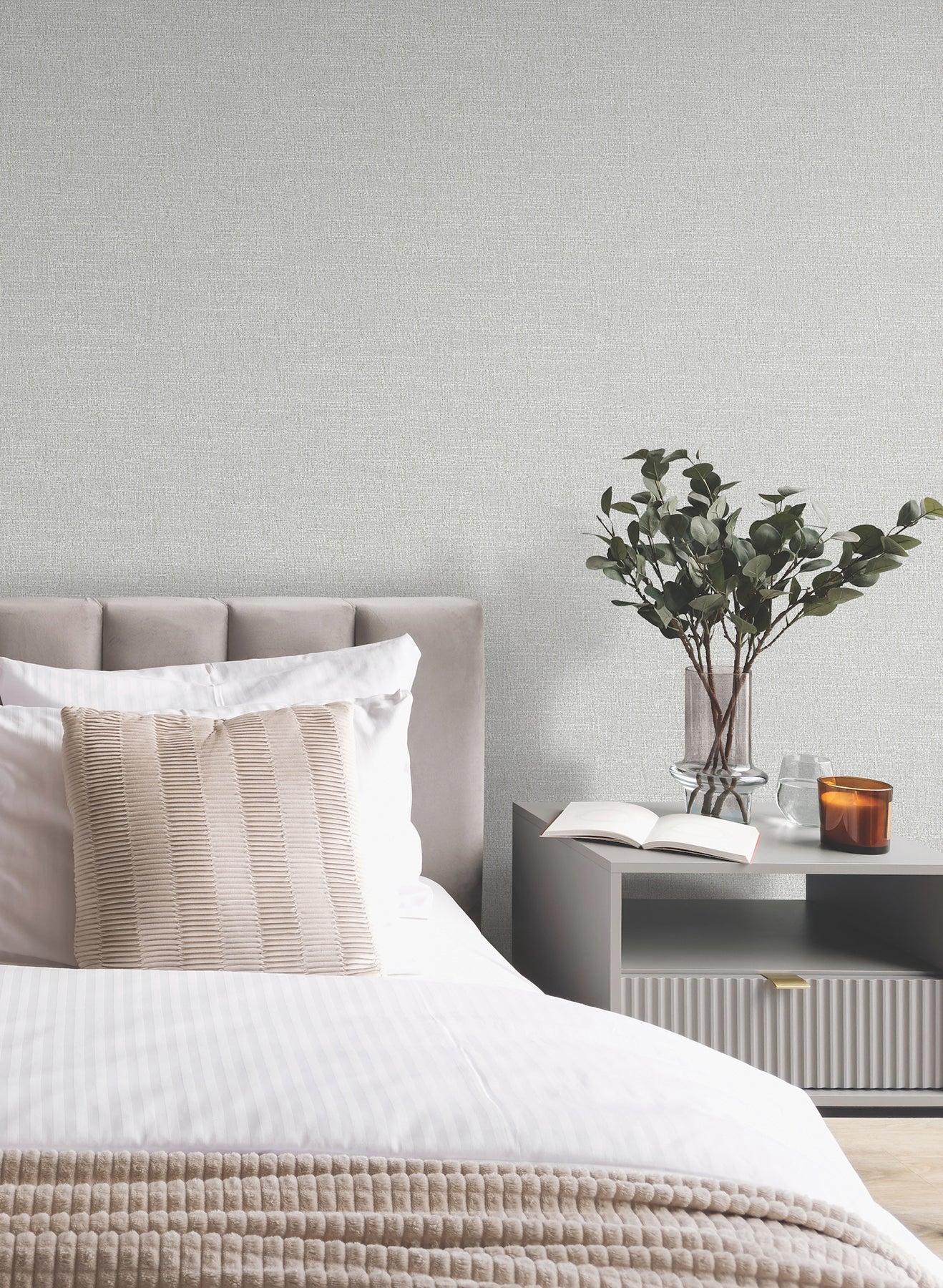 highland-tweed-grey-faux-fabric-wallpaper-york-wallcoverings-ma34911