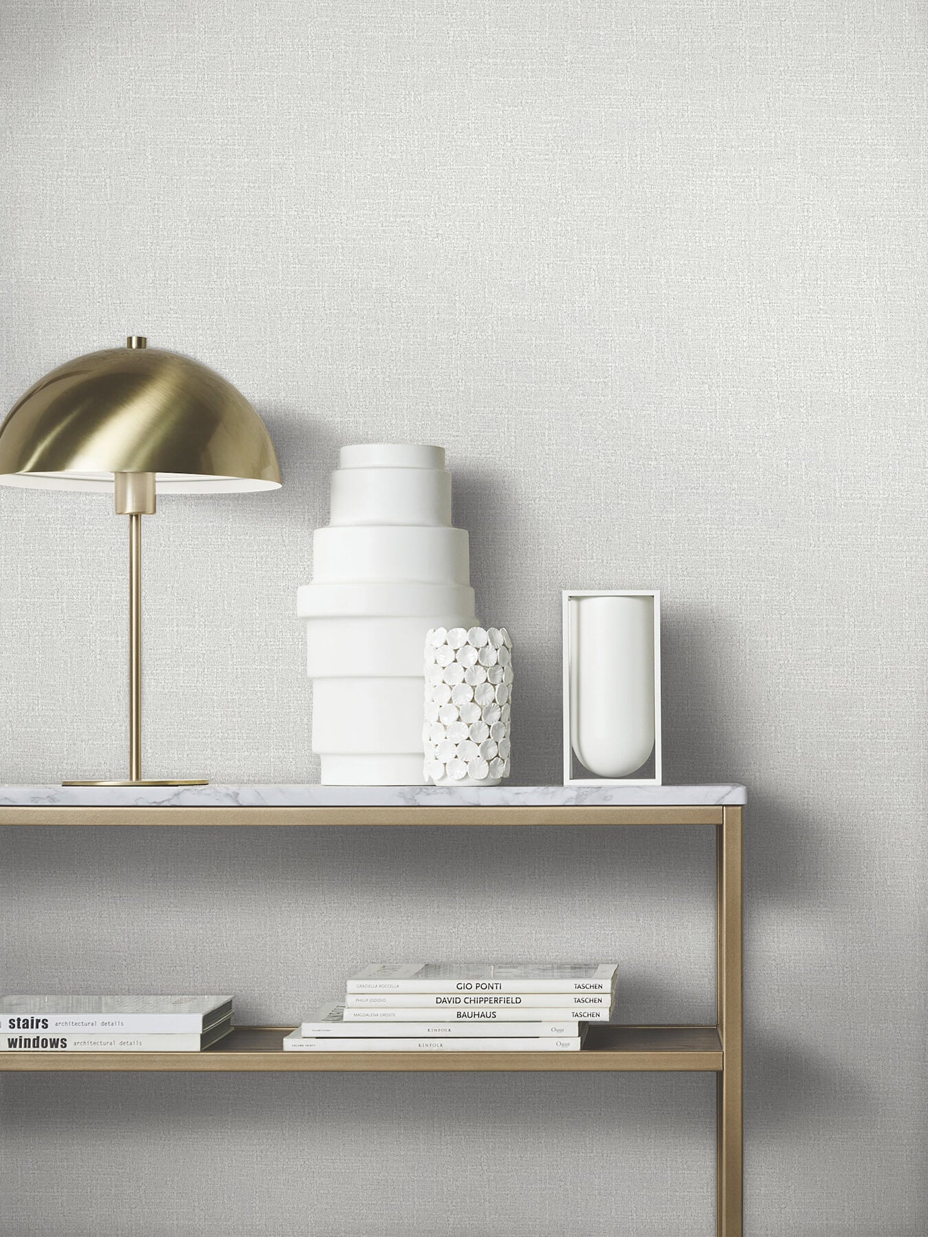 highland-tweed-light-grey-faux-fabric-wallpaper-york-wallcoverings-ma34912 - York Wallcoverings Wallpaper