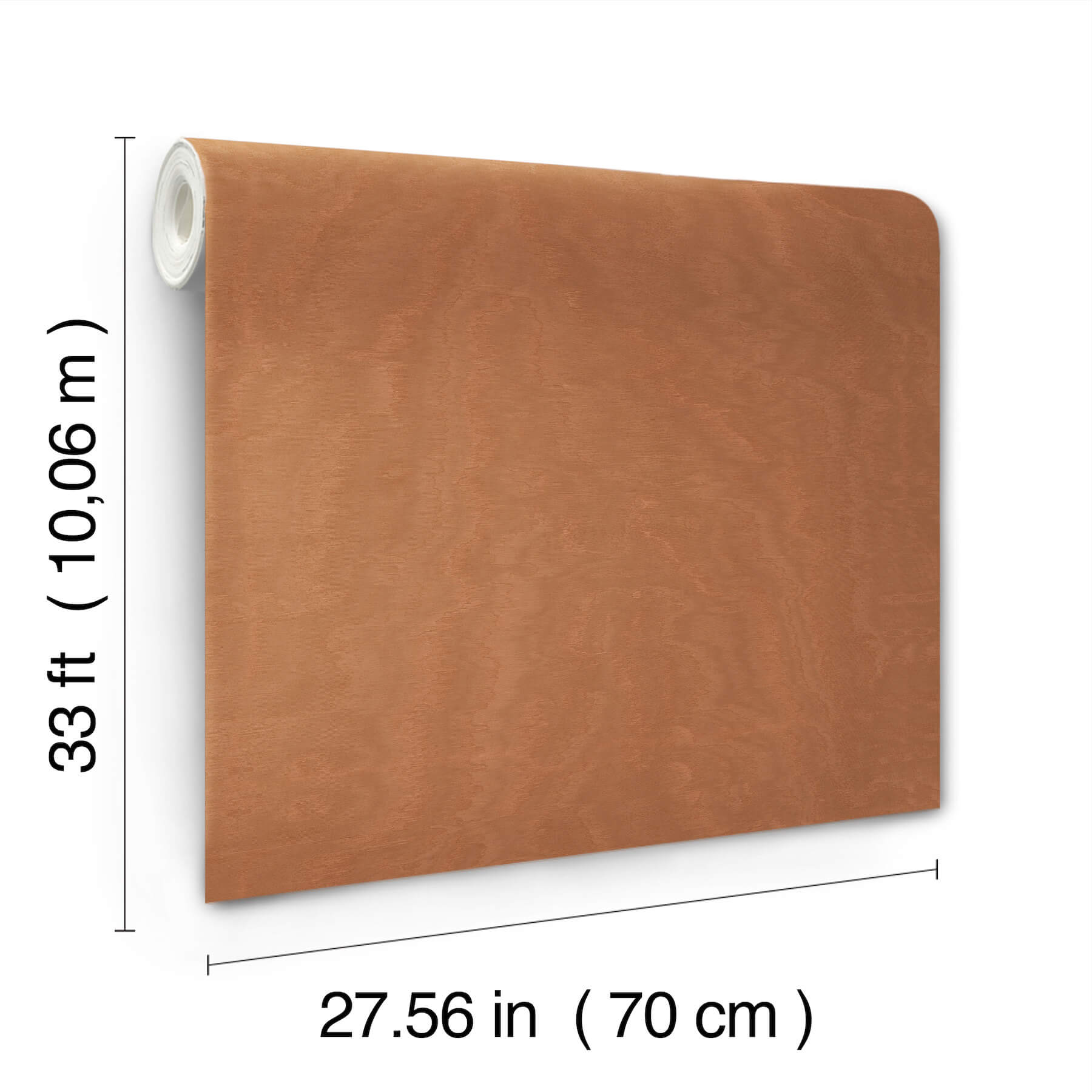 shimmering-moire-copper-textured-wallpaper-york-wallcoverings-ma34926 - York Wallcoverings Wallpaper