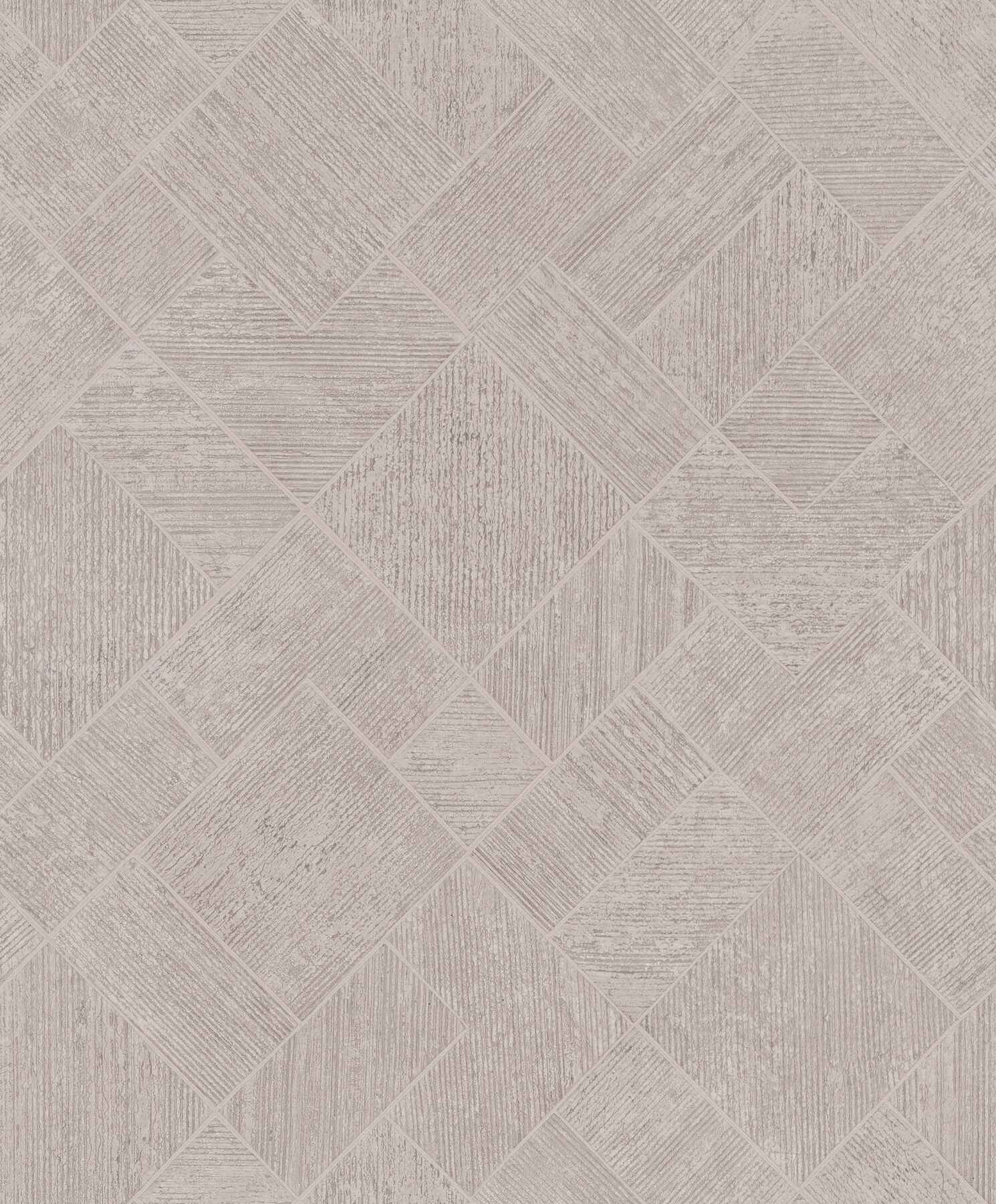 Marquetry Grey Tile Wallpaper - York Wallcoverings - MA35510 - York Wallcoverings Wallpaper