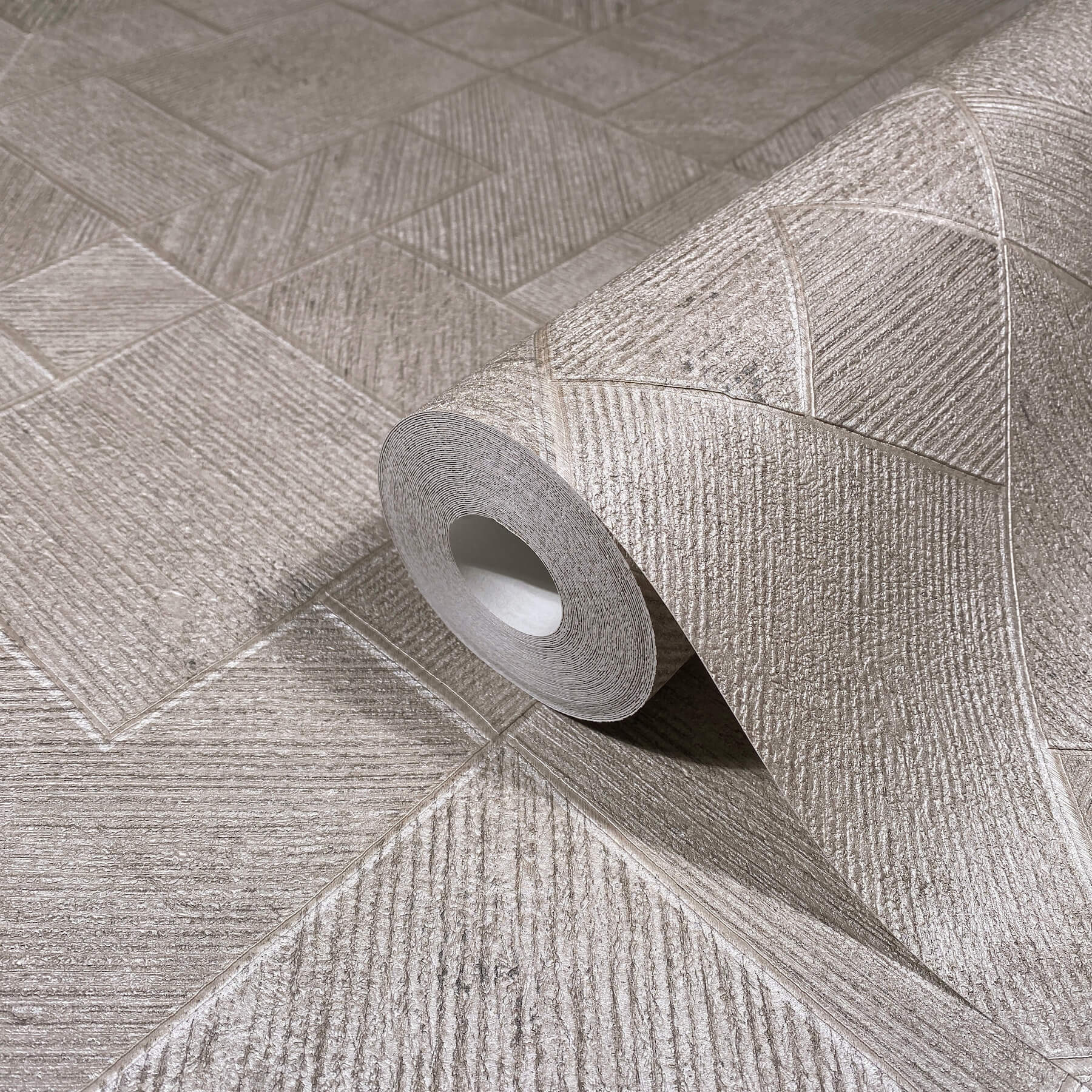 marquetry-grey-tile-wallpaper-york-wallcoverings-ma35510 - York Wallcoverings Wallpaper
