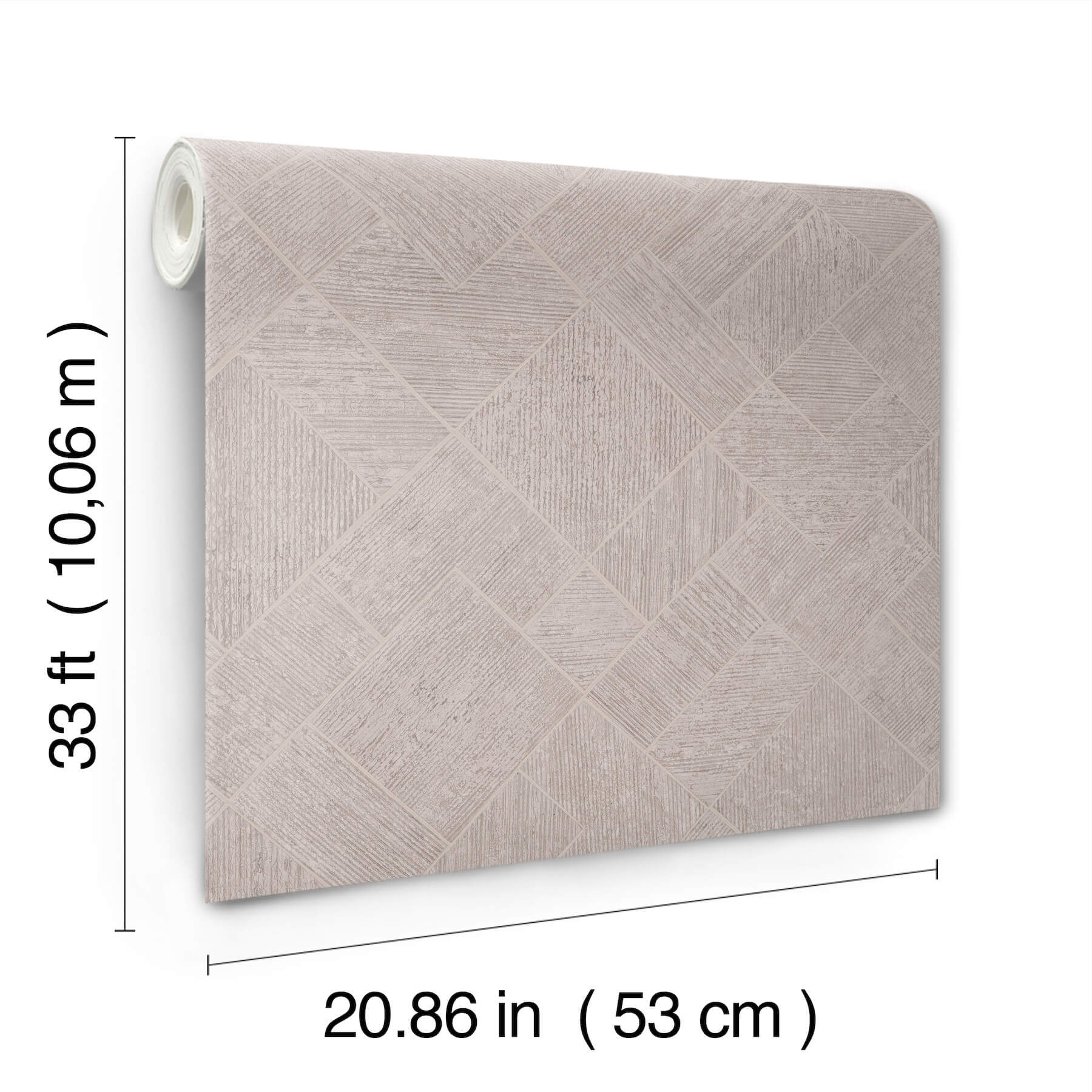 marquetry-grey-tile-wallpaper-york-wallcoverings-ma35510 - York Wallcoverings Wallpaper
