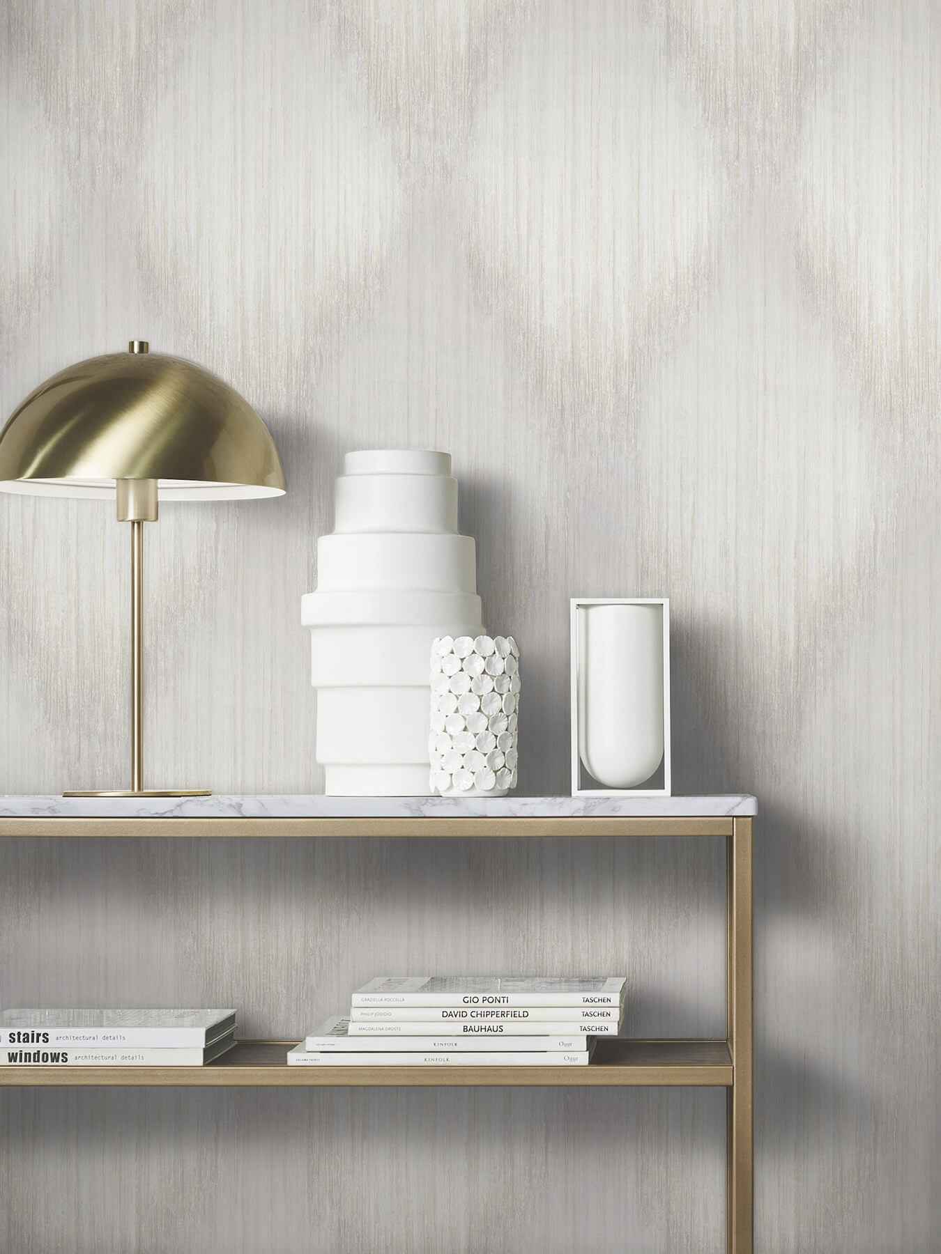 Starfall Dove Metallic Ikat Wallpaper - York Wallcoverings - MA35801 - York Wallcoverings Wallpaper