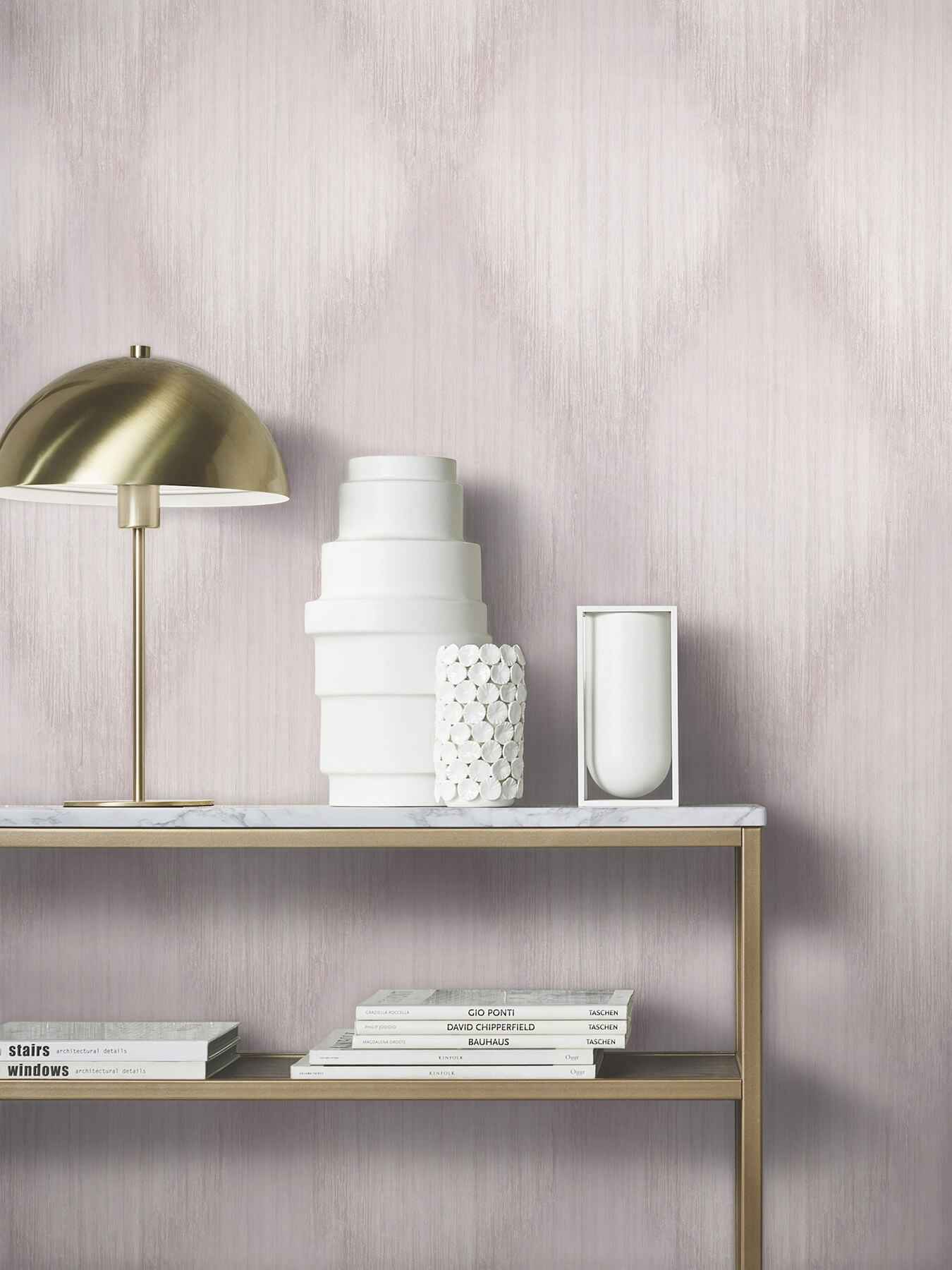 Starfall Mauve Metallic Ikat Wallpaper - York Wallcoverings - MA35802 - York Wallcoverings Wallpaper