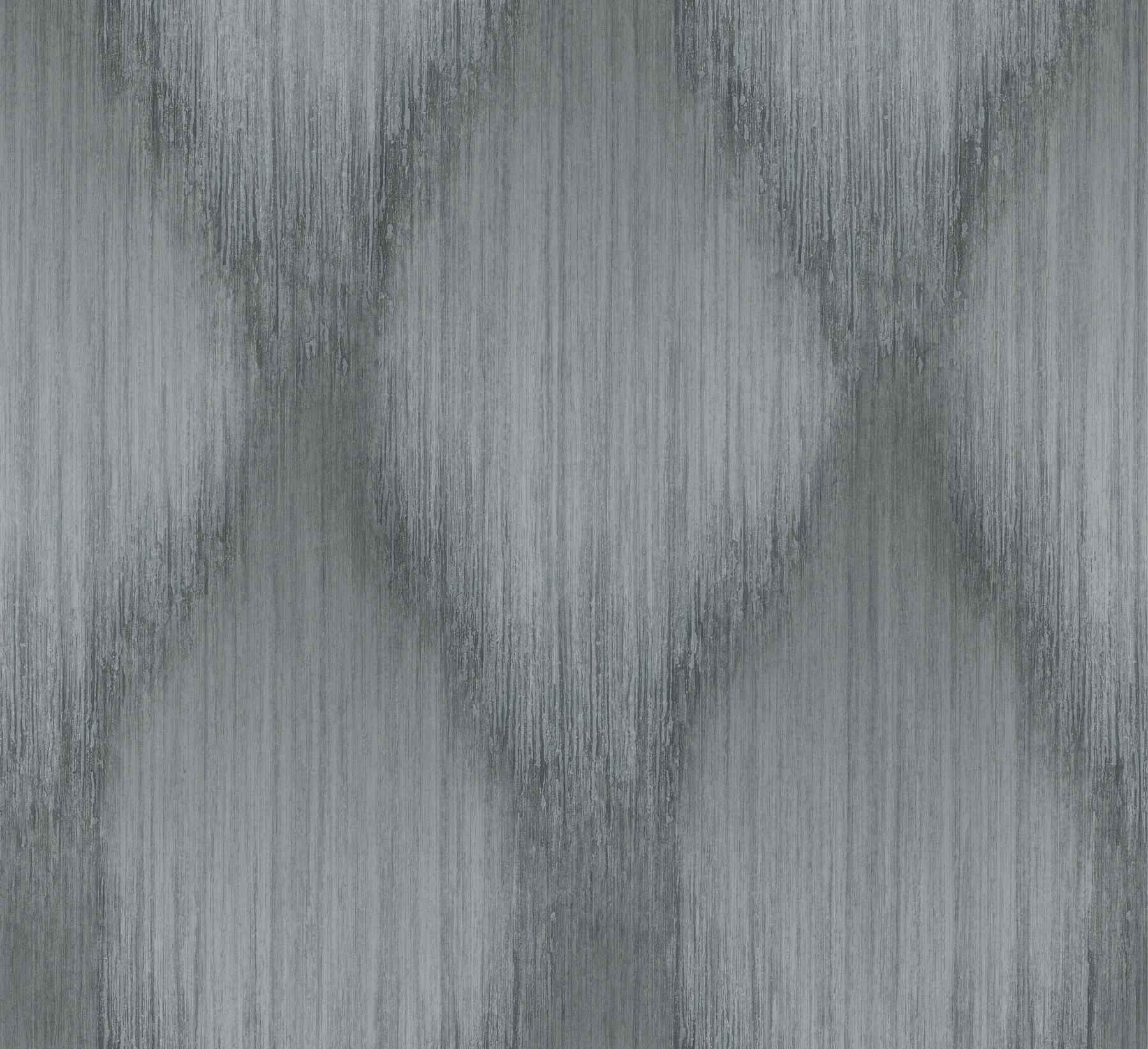 Starfall Pewter Metallic Ikat Wallpaper - York Wallcoverings - MA35804 - York Wallcoverings Wallpaper