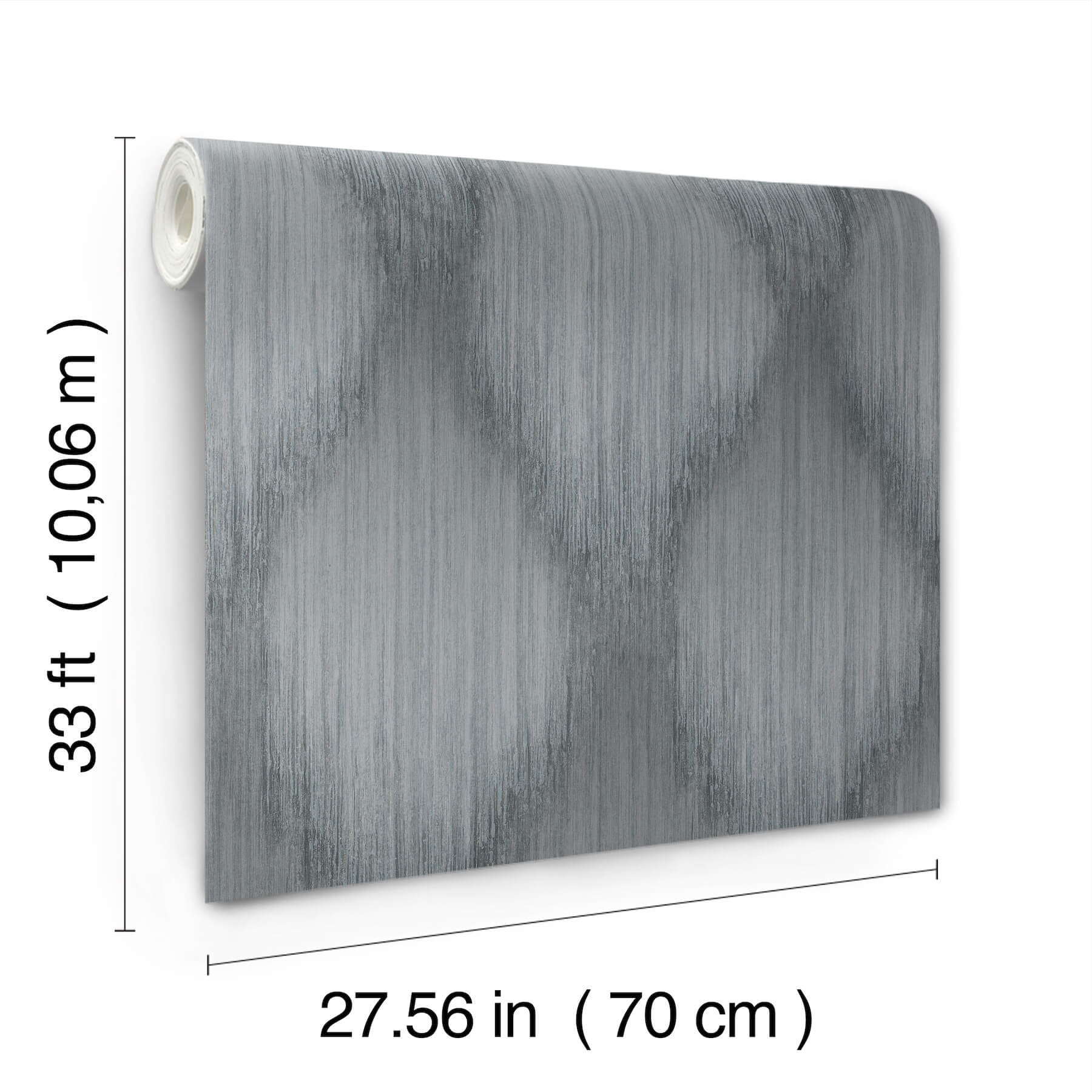 starfall-pewter-metallic-ikat-wallpaper-york-wallcoverings-ma35804 - York Wallcoverings Wallpaper
