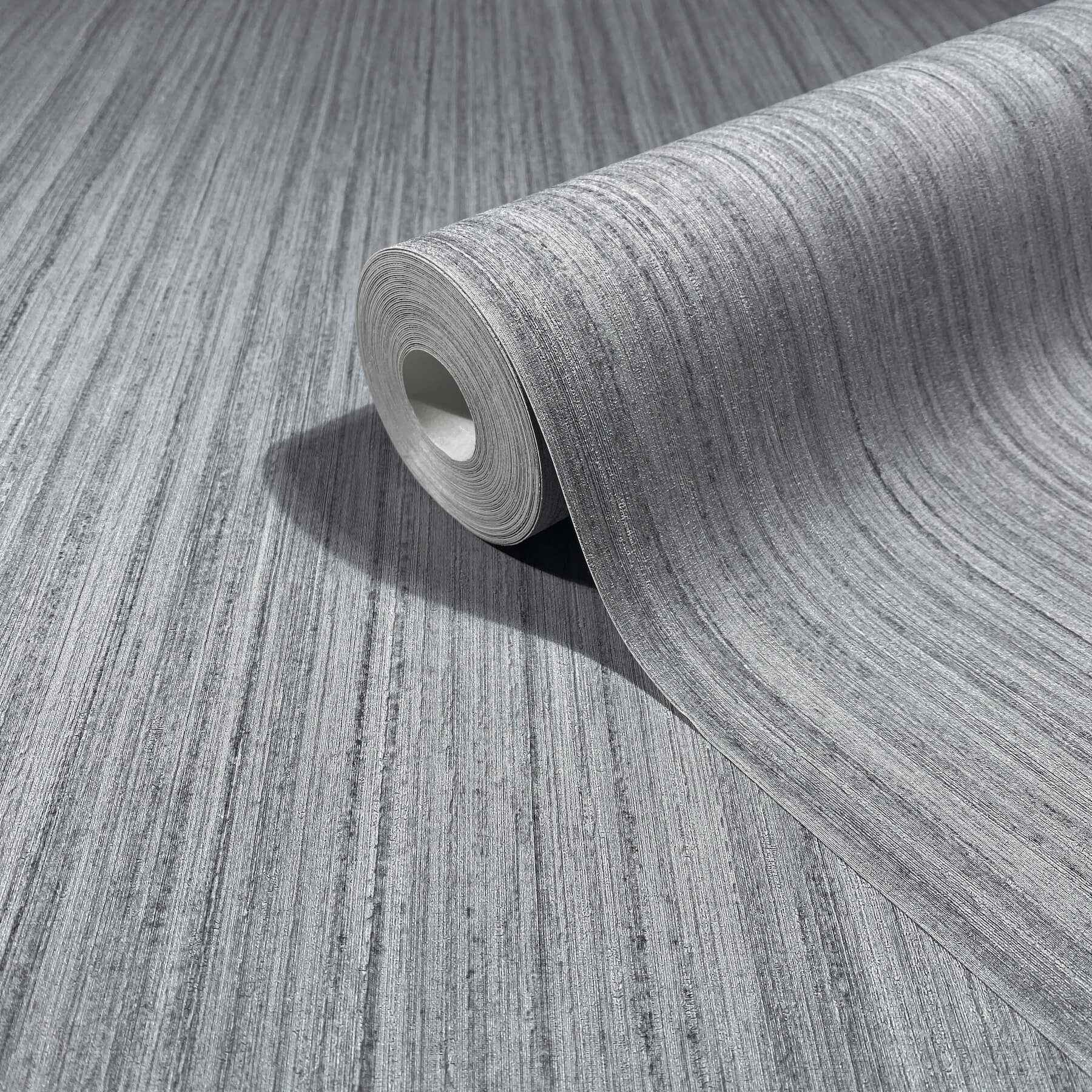 Indra Grey Striated Wallpaper - York Wallcoverings - MA35839 - York Wallcoverings Wallpaper