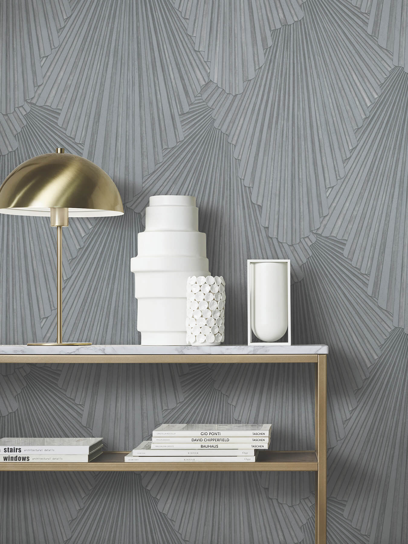 lumiere-pewter-deco-geo-wallpaper-york-wallcoverings-ma35849 - York Wallcoverings Wallpaper