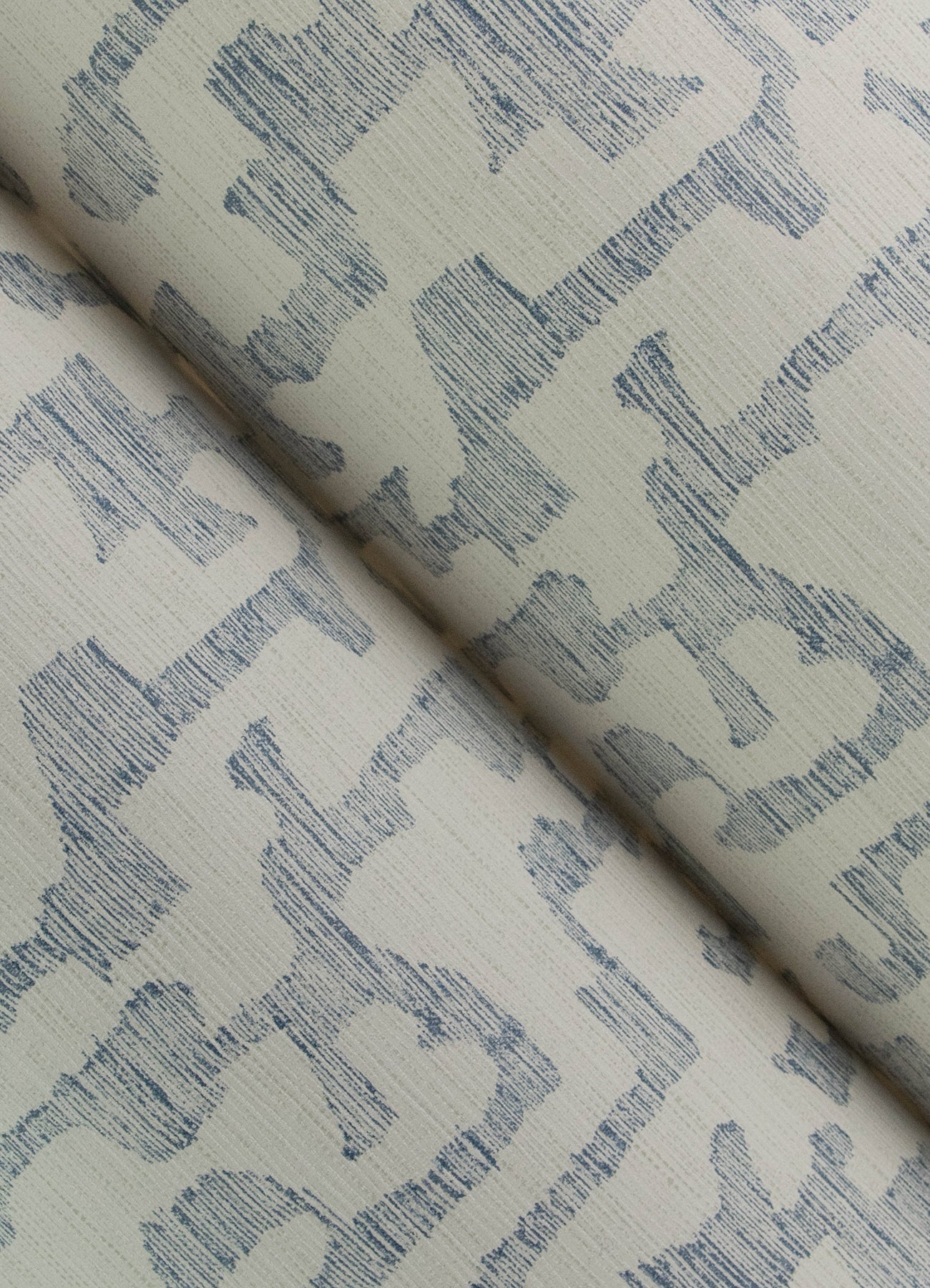Cipher Blue Geometric Faux Grasscloth Wallpaper - York Wallcoverings - 4177-27701 - York Wallcoverings Wallpaper