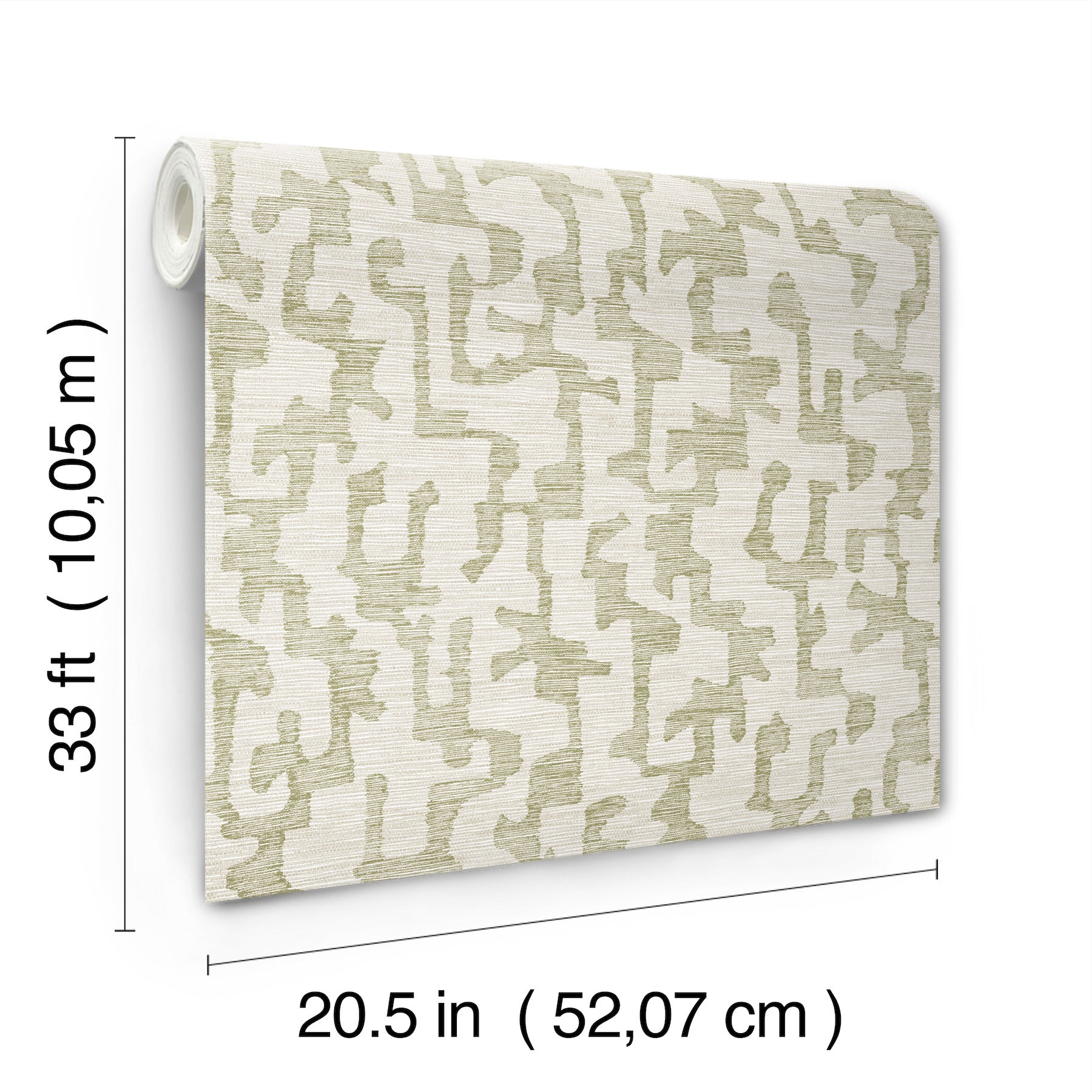 Cipher Moss Geometric Faux Grasscloth Wallpaper - York Wallcoverings - 4177-27702 - York Wallcoverings Wallpaper