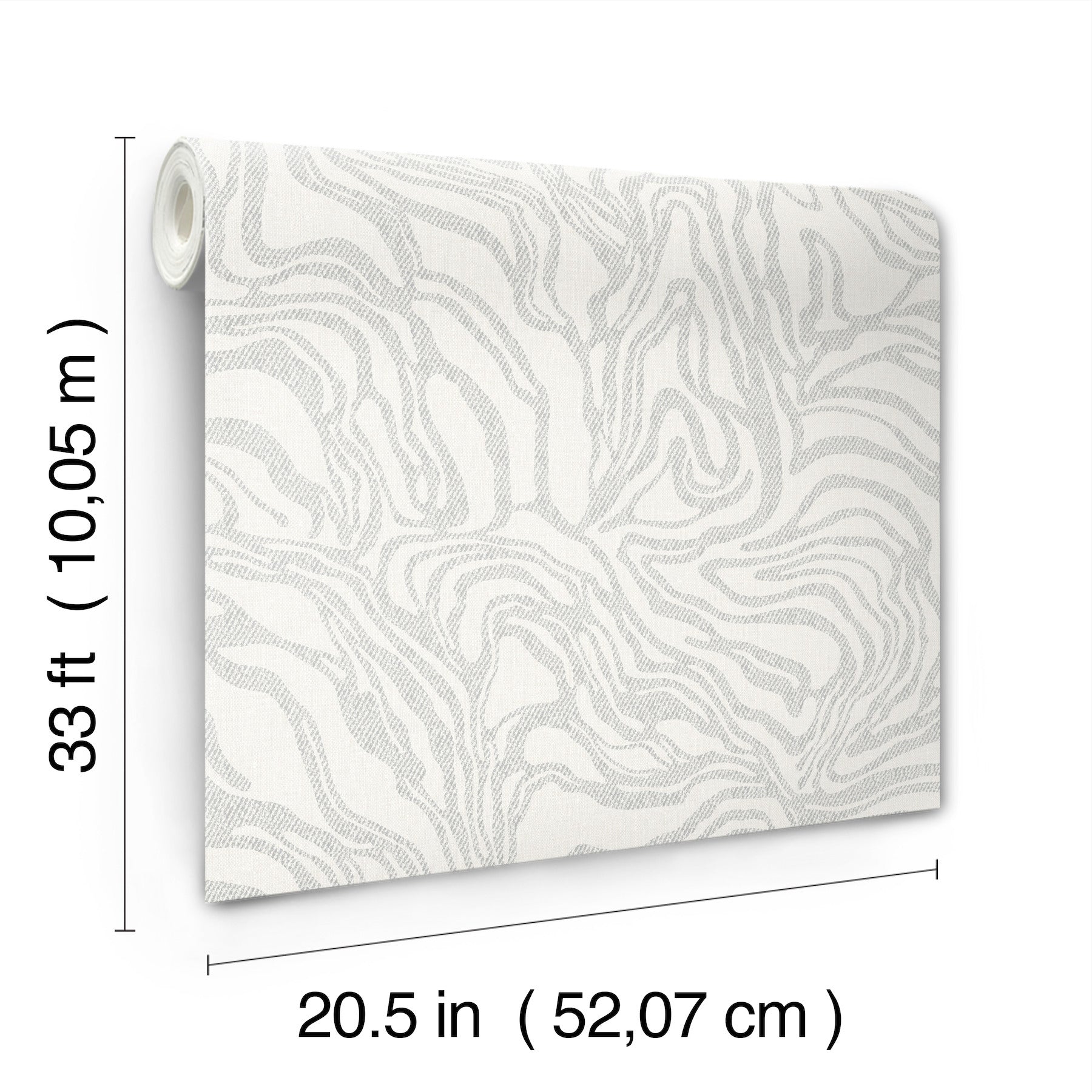Massar Silver Modern Marbled Wallpaper - York Wallcoverings - 4177-27708 - York Wallcoverings Wallpaper