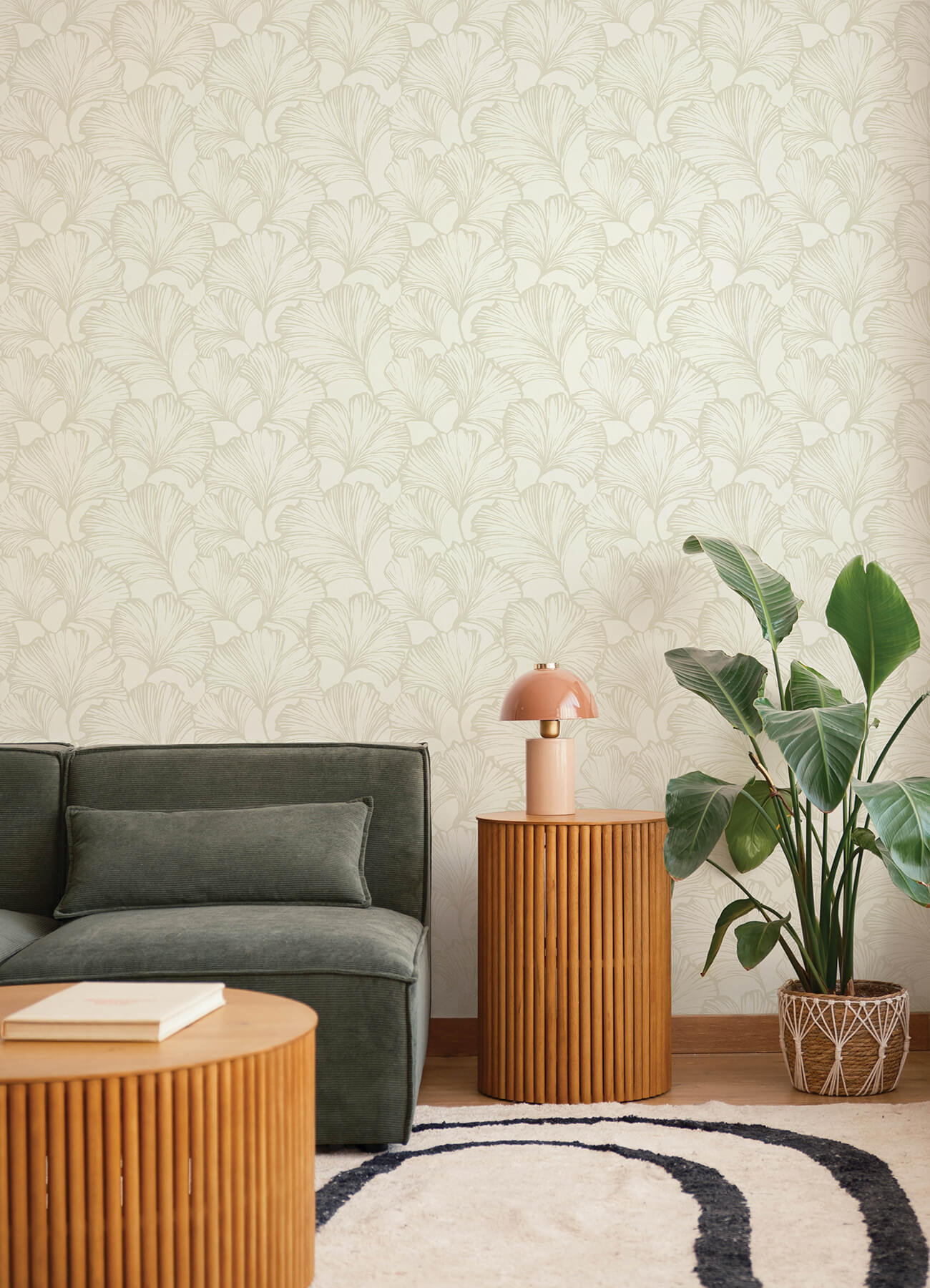 kyoto-pearl-ginkgo-leaf-wallpaper-york-wallcoverings-4177-27711 - York Wallcoverings Papel pintado