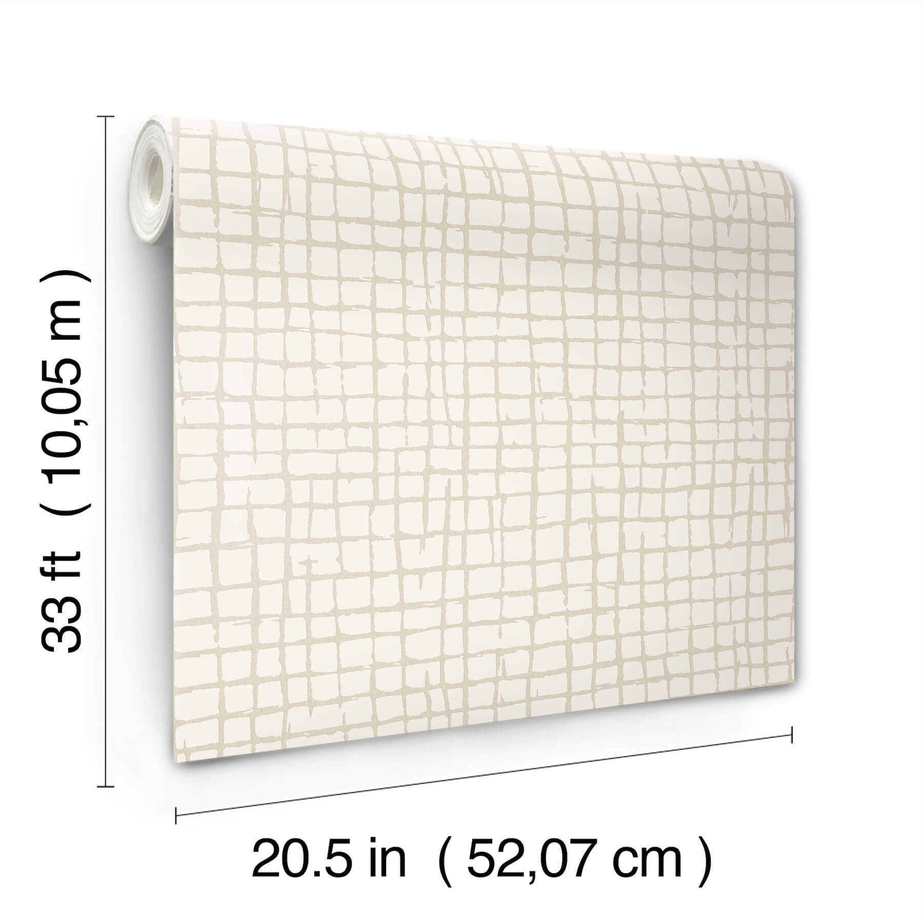 albin-beige-gridline-wallpaper-york-wallcoverings-4177-27716 - York Wallcoverings Papel pintado