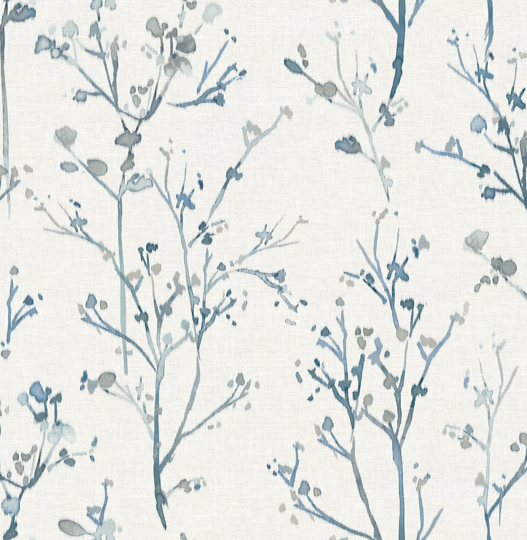 silverling-blue-budding-branches-wallpaper-york-wallcoverings-4177-27721 - York Wallcoverings Wallpaper