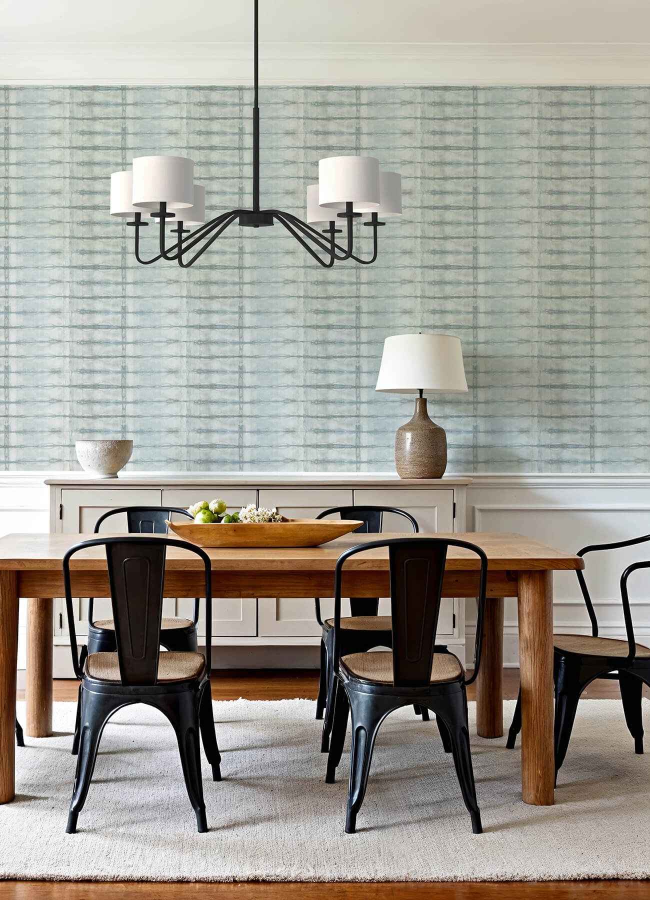 Modulus Denim Geometric Stripe Wallpaper - York Wallcoverings - 4177-27727 - York Wallcoverings Wallpaper