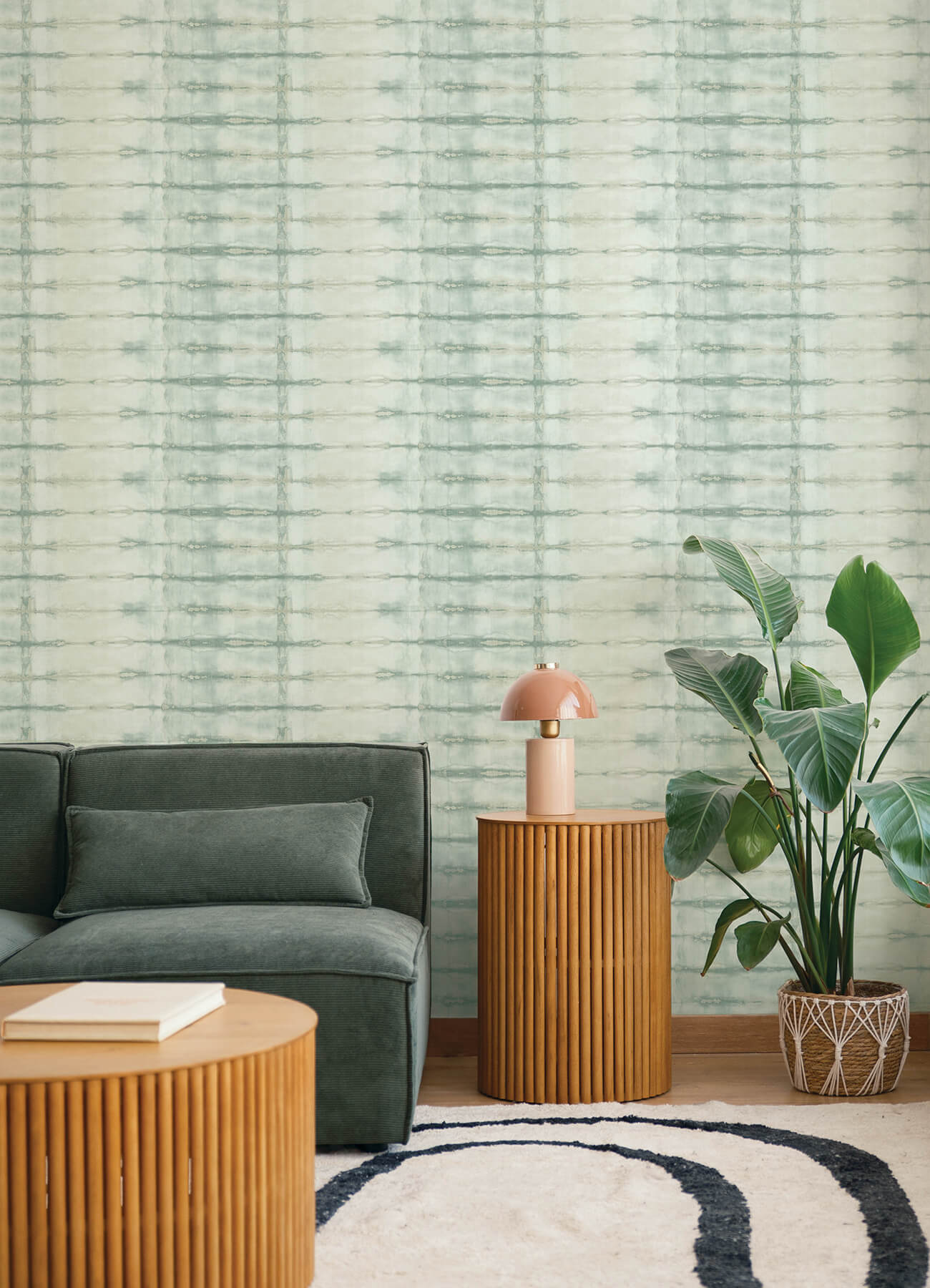 modulus-seafoam-geometric-stripe-wallpaper-york-wallcoverings-4177-27728 - York Wallcoverings Papel pintado