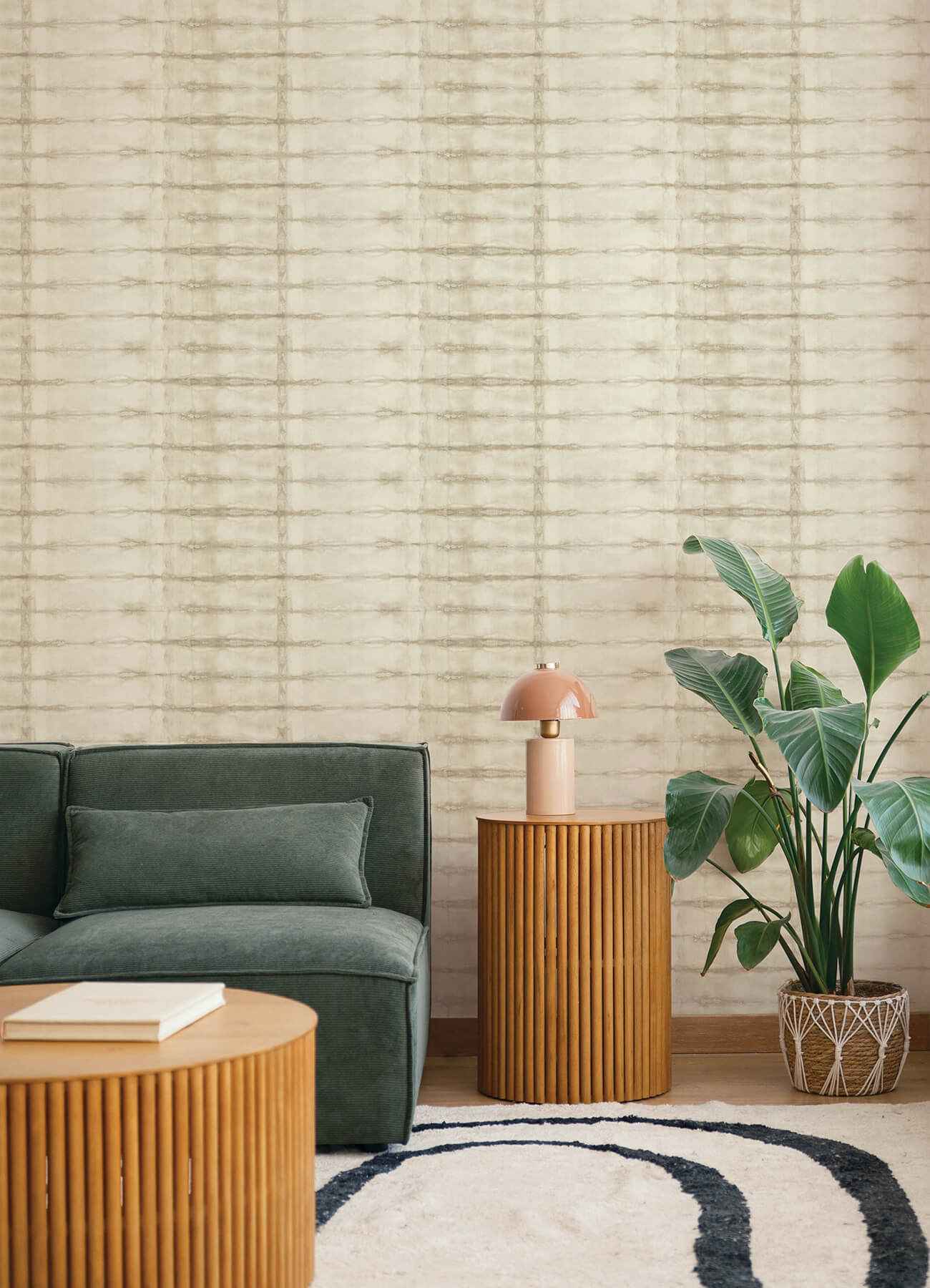 modulus-beige-geometric-stripe-wallpaper-york-wallcoverings-4177-27729 - York Wallcoverings Papel pintado