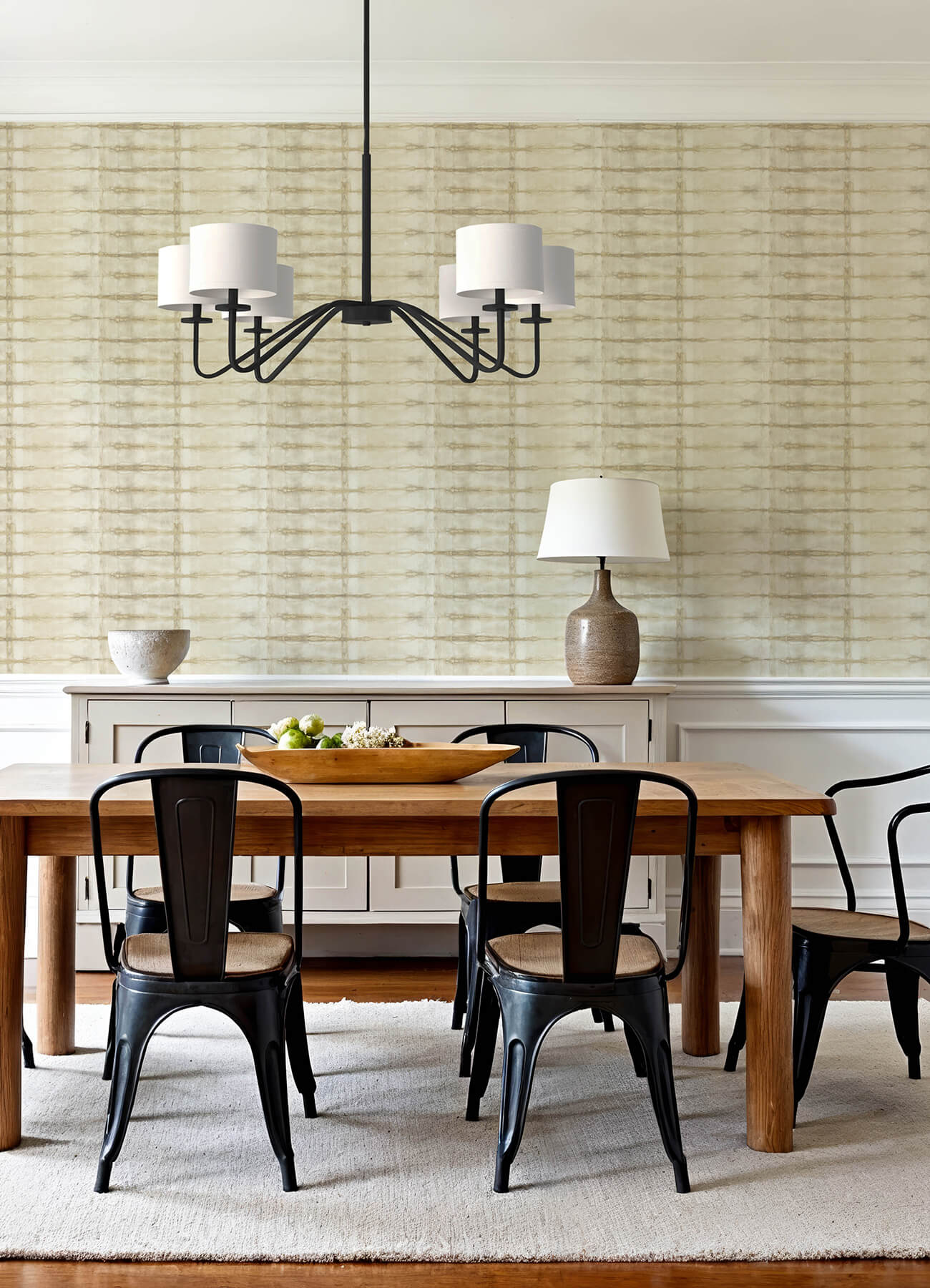 modulus-wheat-geometric-stripe-wallpaper-york-wallcoverings-4177-27730 - York Wallcoverings Papel pintado