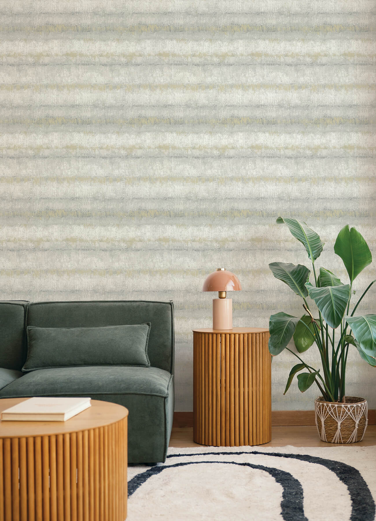 morningtide-grey-textured-stripe-wallpaper-york-wallcoverings-4177-27731 - York Wallcoverings Papel pintado