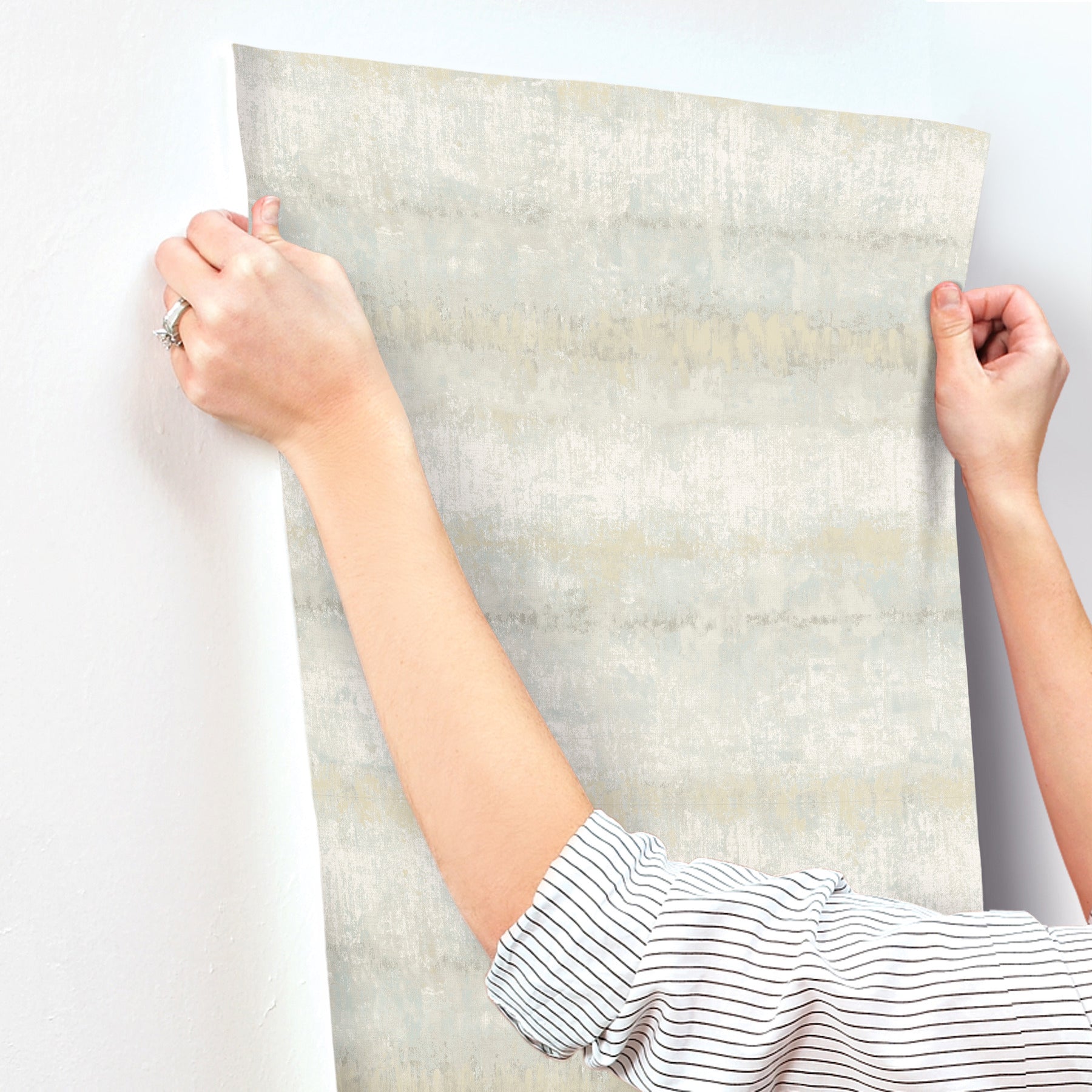 morningtide-seafoam-textured-stripe-wallpaper-york-wallcoverings-4177-27732 - York Wallpaper Wallpaper