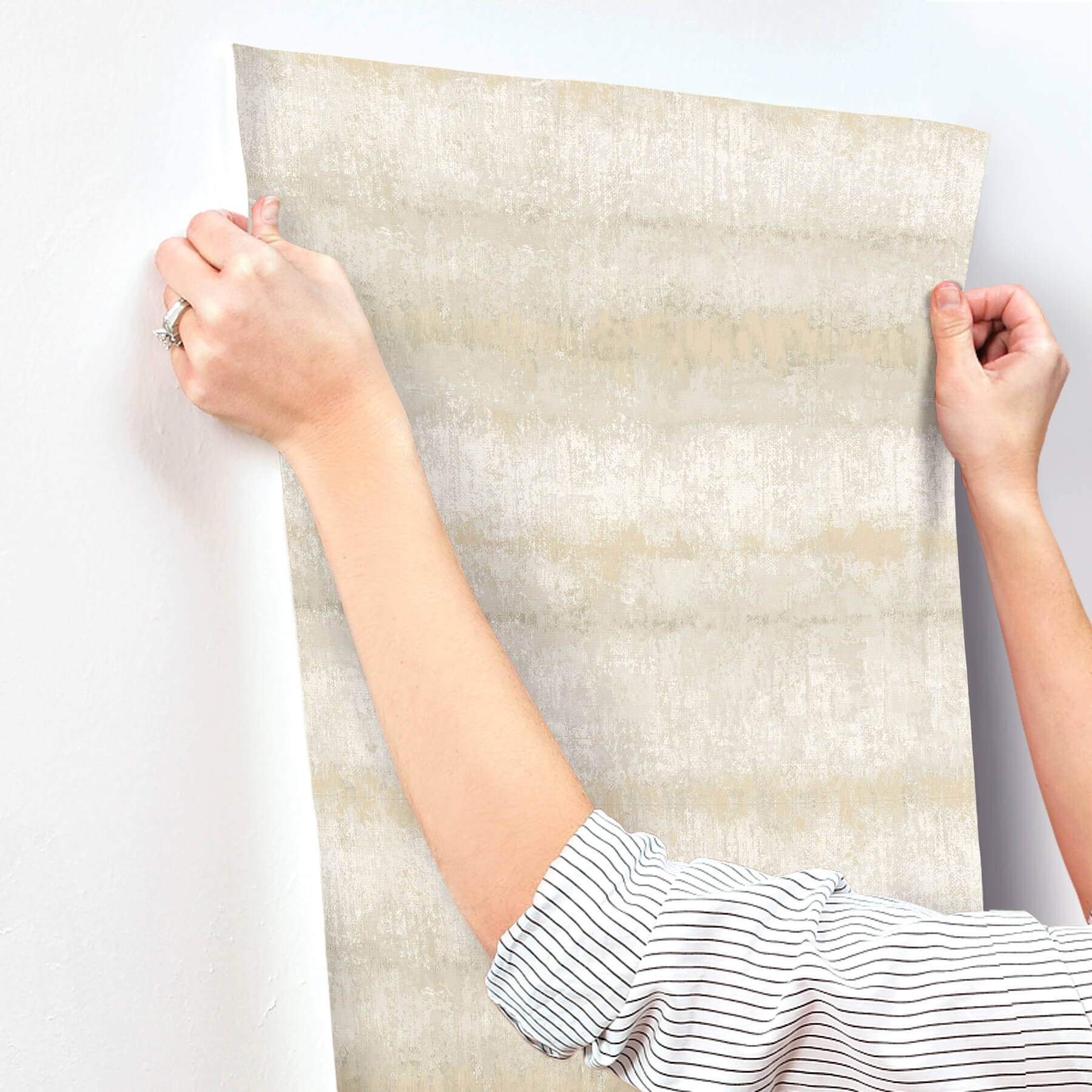 morningtide-neutral-textured-stripe-wallpaper-york-wallcoverings-4177-27734 - York Wallcoverings Wallpaper