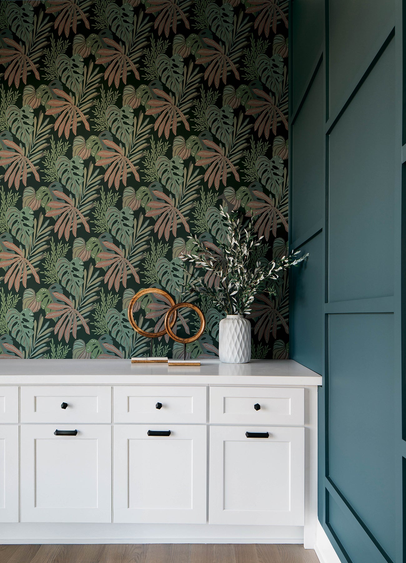 Alocasia Multicolor Tropical Foliage Wallpaper - York Wallcoverings - 4177-27737 - York Wallcoverings Wallpaper