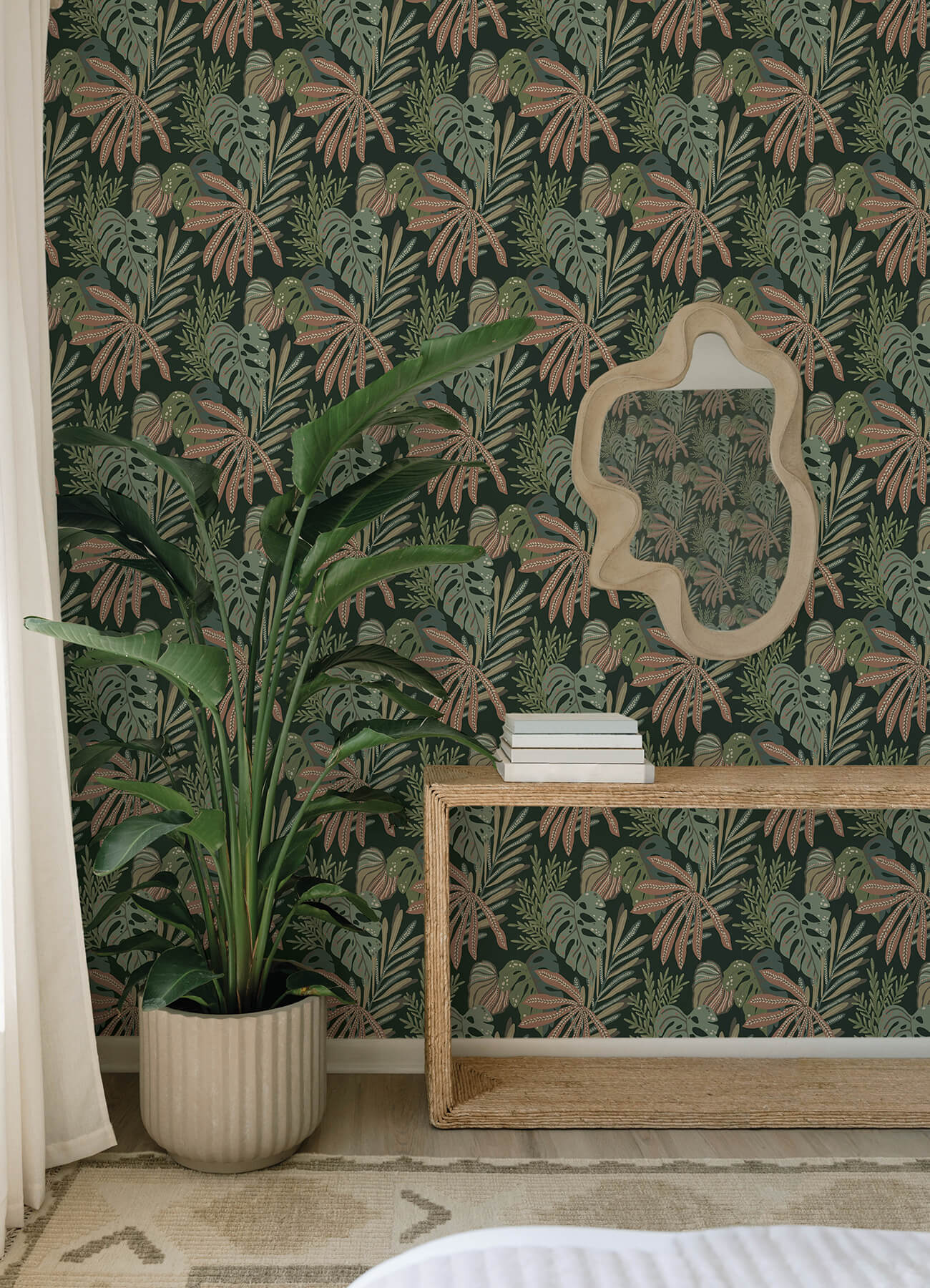 alocasia-multicolor-tropical-foliage-wallpaper-york-wallcoverings-4177-27737 - York Wallcoverings Papel pintado