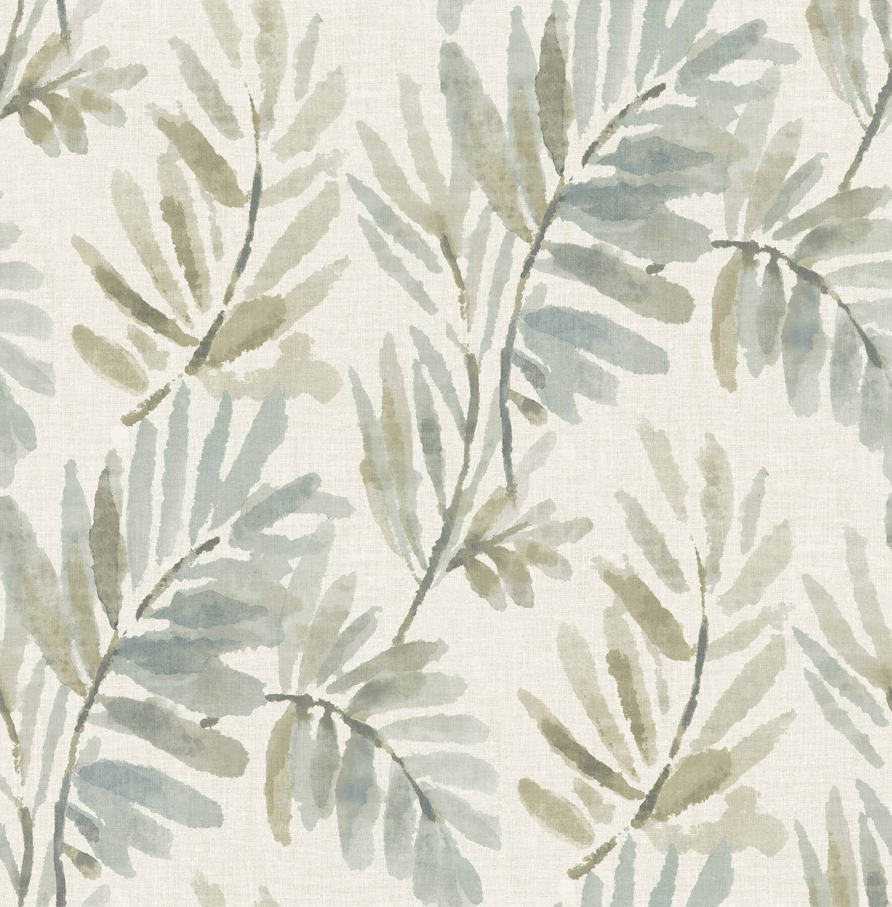 serenade-aqua-ferns-wallpaper-york-wallcoverings-4177-27740 - York Wallcoverings Papel pintado