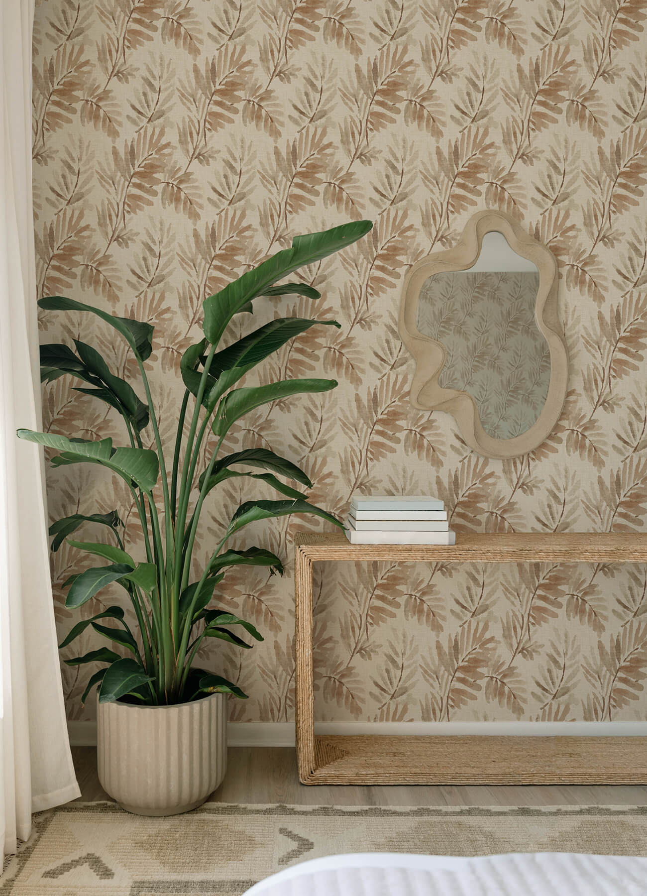 serenade-blush-ferns-wallpaper-york-wallcoverings-4177-27742 - York Wallcoverings Papel pintado