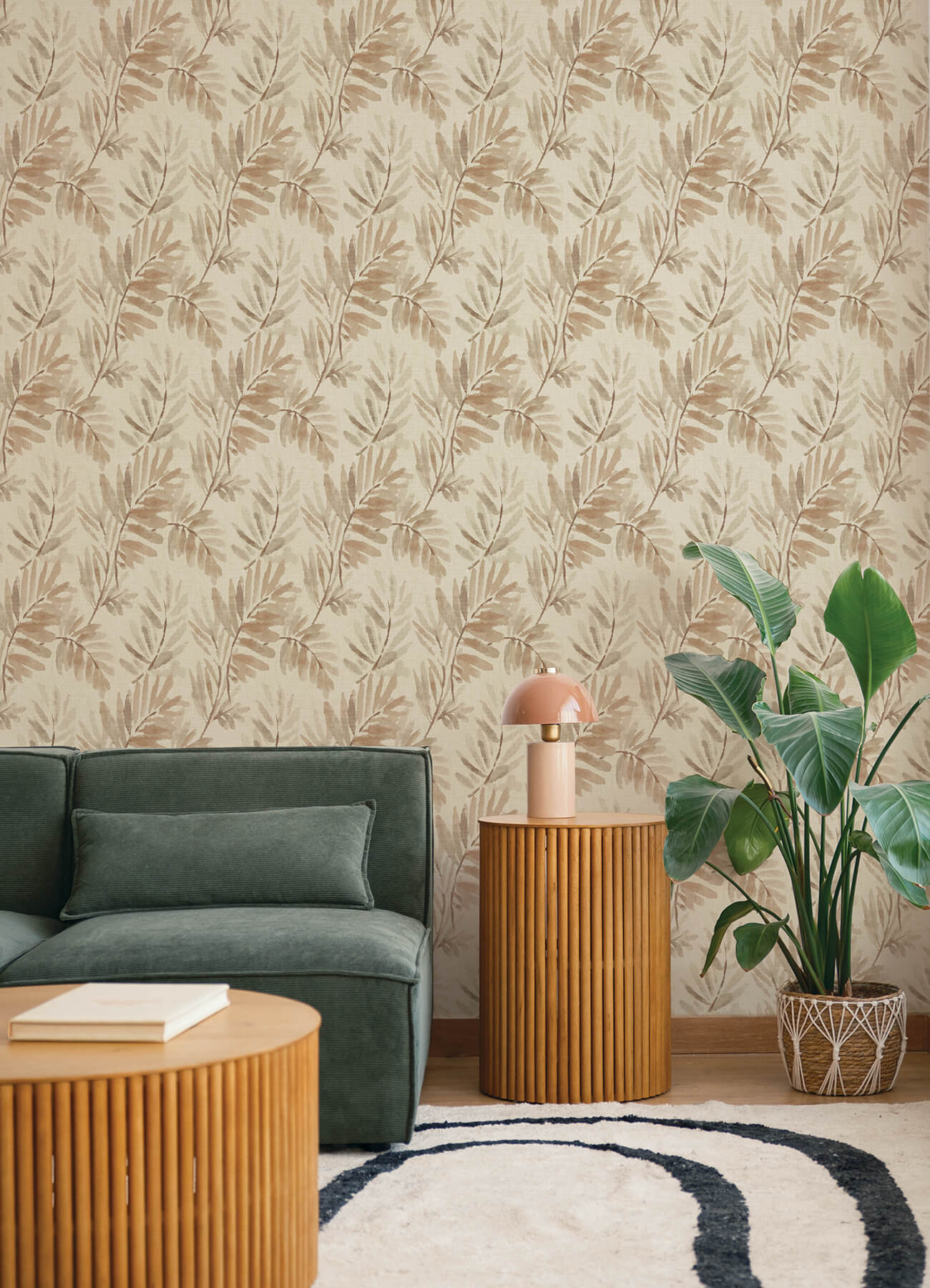 serenade-blush-ferns-wallpaper-york-wallcoverings-4177-27742 - York Wallcoverings Papel pintado
