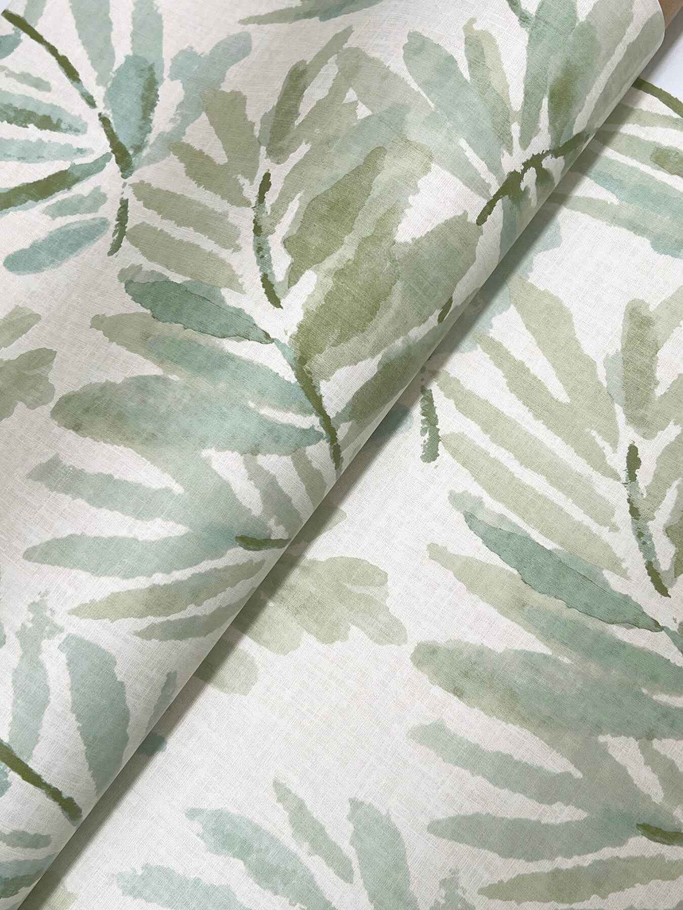 Serenade Sea Green Ferns Wallpaper - York Wallcoverings - 4177-27744 - York Wallcoverings Wallpaper