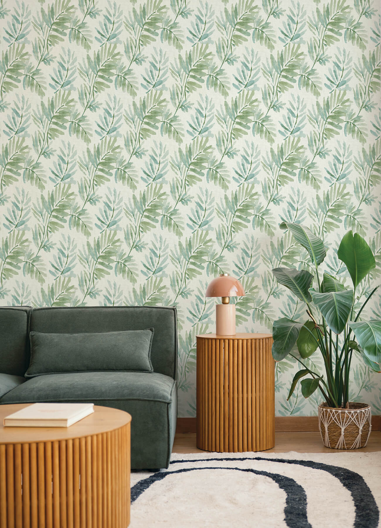 serenade-sea-green-ferns-wallpaper-york-wallcoverings-4177-27744 - York Wallcoverings Papel pintado