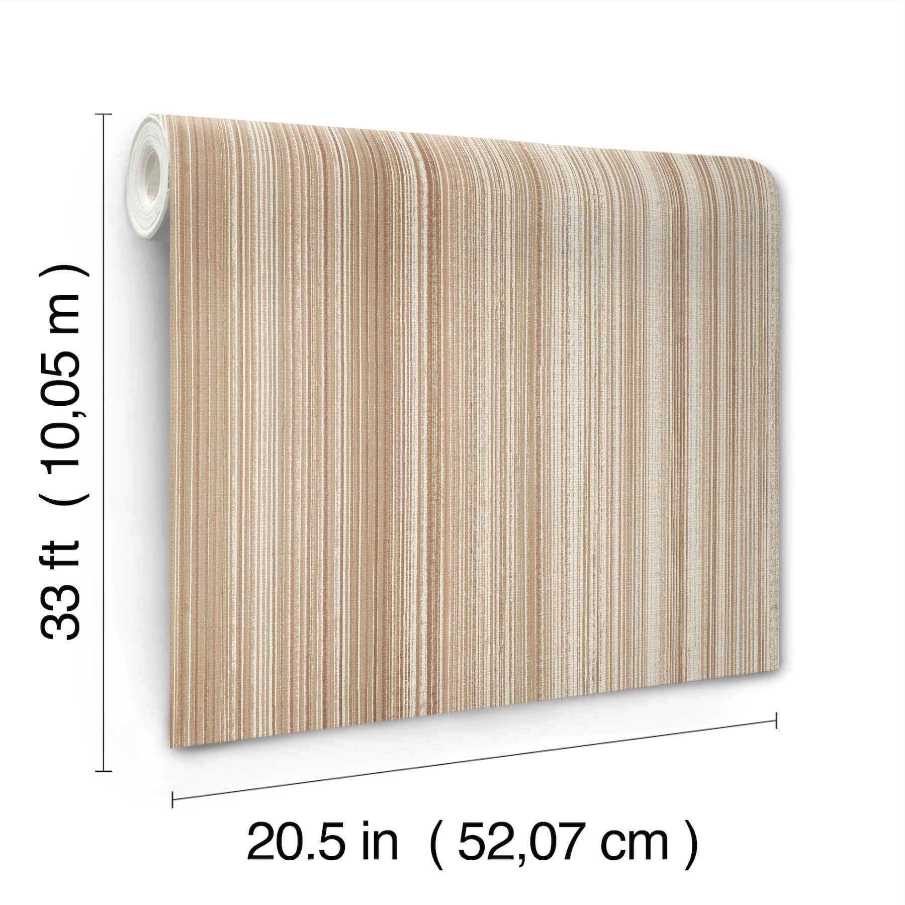 Elan Blush Ombre Stripe Wallpaper - York Wallcoverings - 4177-27745 - York Wallcoverings Wallpaper