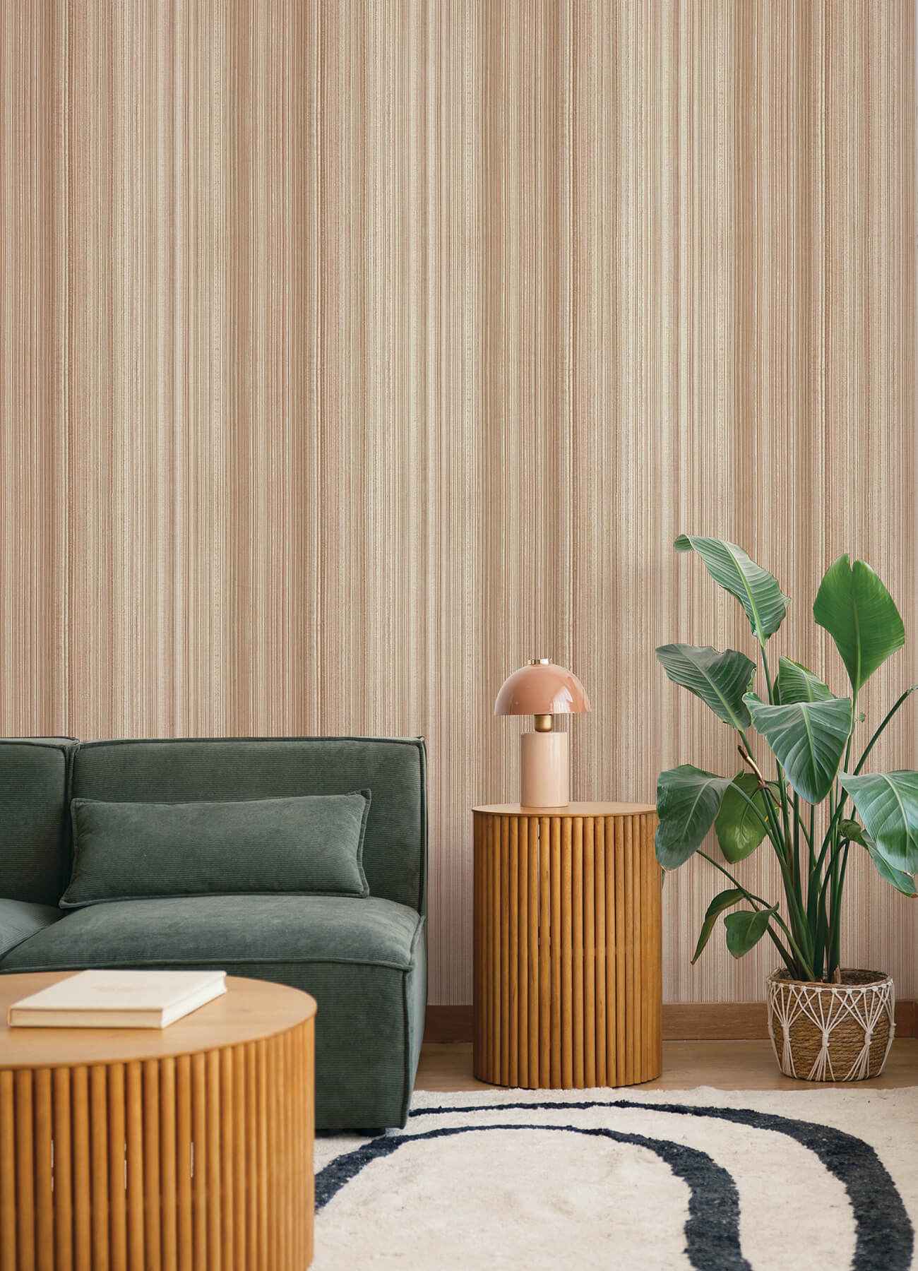 Elan Blush Ombre Stripe Wallpaper - York Wallcoverings - 4177-27745 - York Wallcoverings Wallpaper