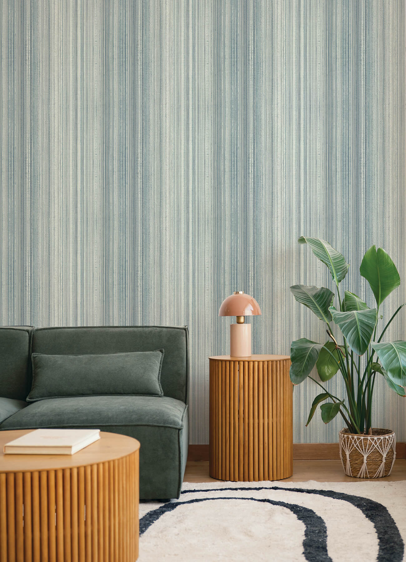 elan-blue-ombre-stripe-wallpaper-york-wallcoverings-4177-27748 - York Wallcoverings Papel pintado