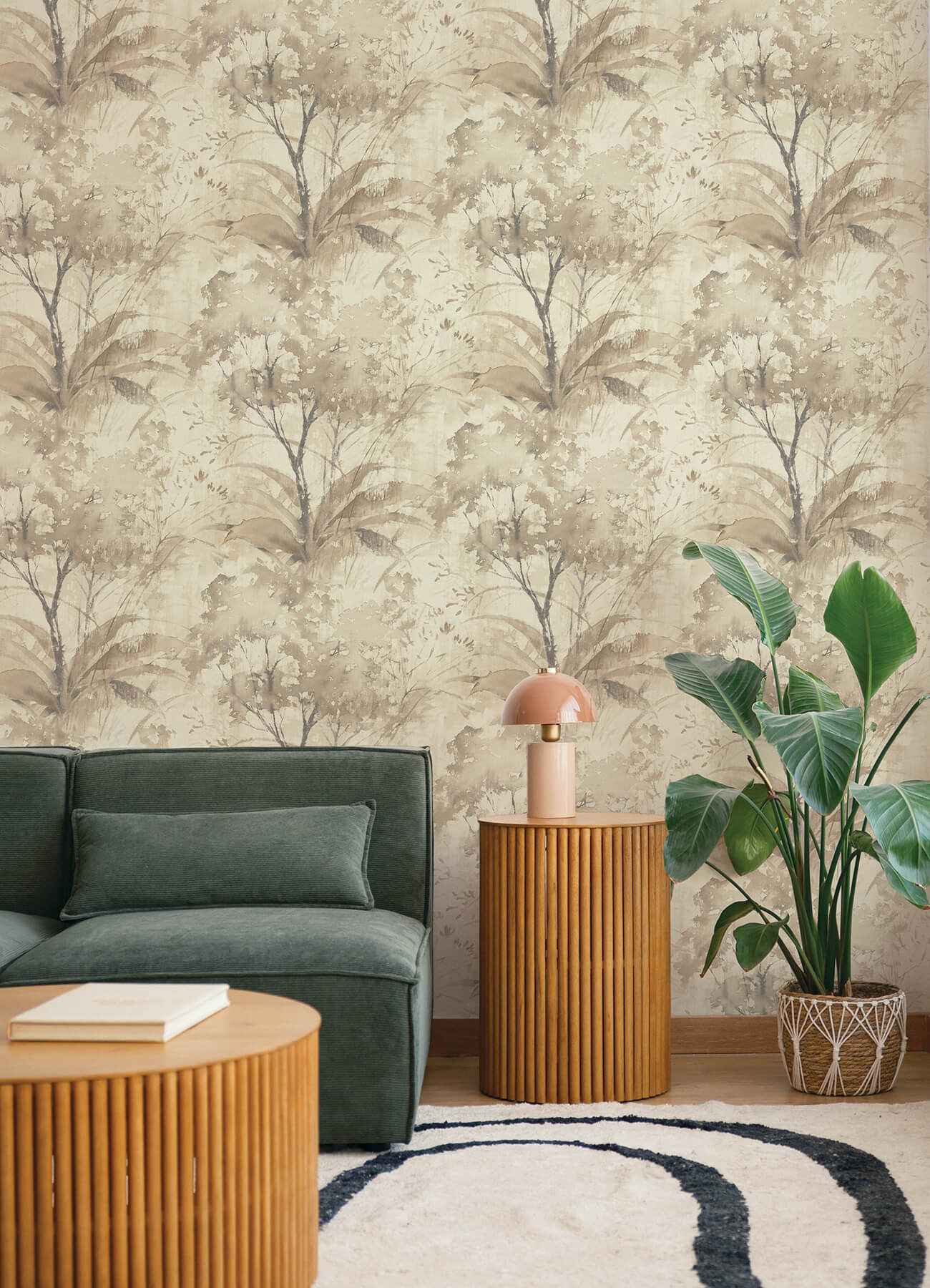 Mistwood Coffee Forest Wallpaper - York Wallcoverings - 4177-27750 - York Wallcoverings Wallpaper