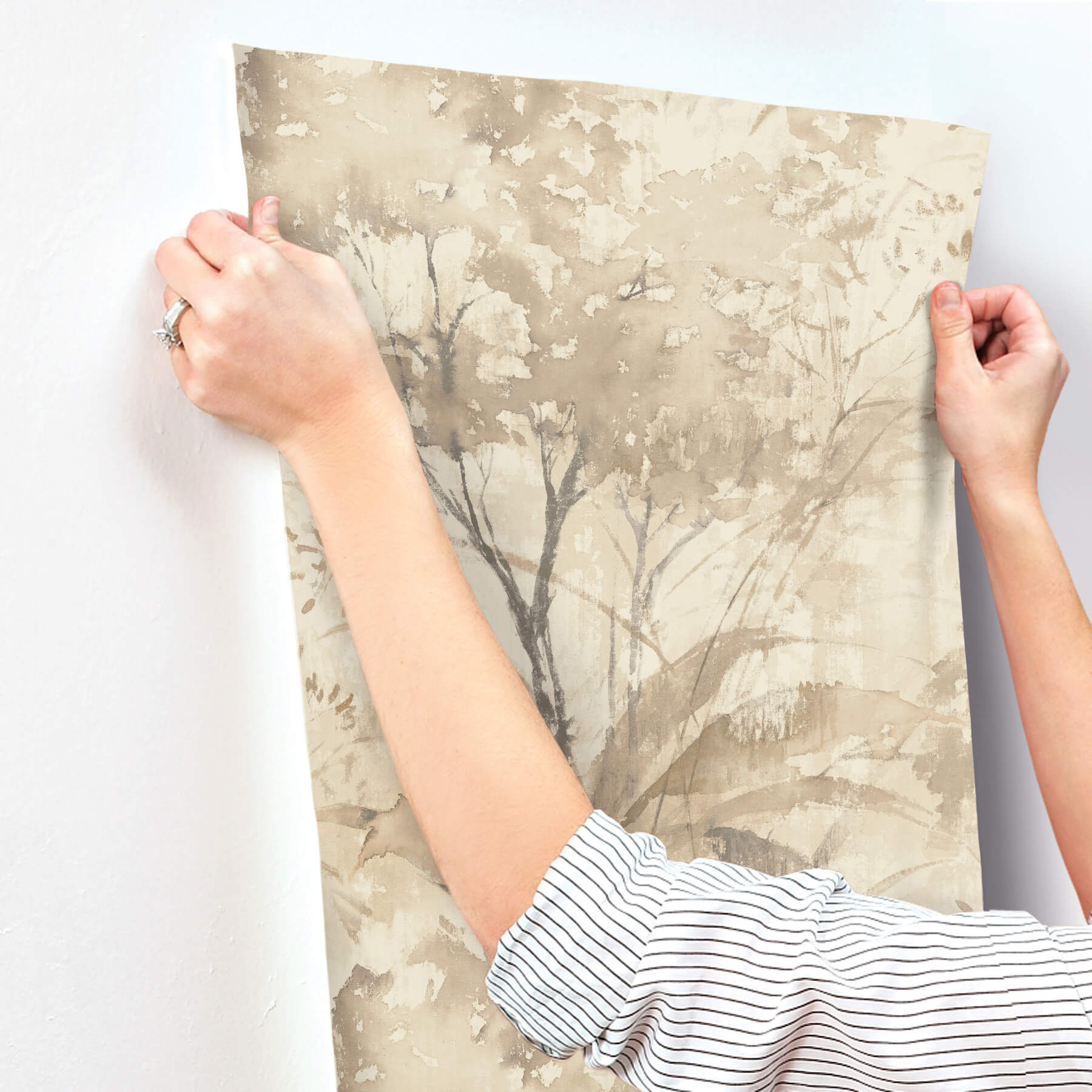mistwood-coffee-forest-wallpaper-york-wallcoverings-4177-27750 - York Wallcoverings Wallpaper