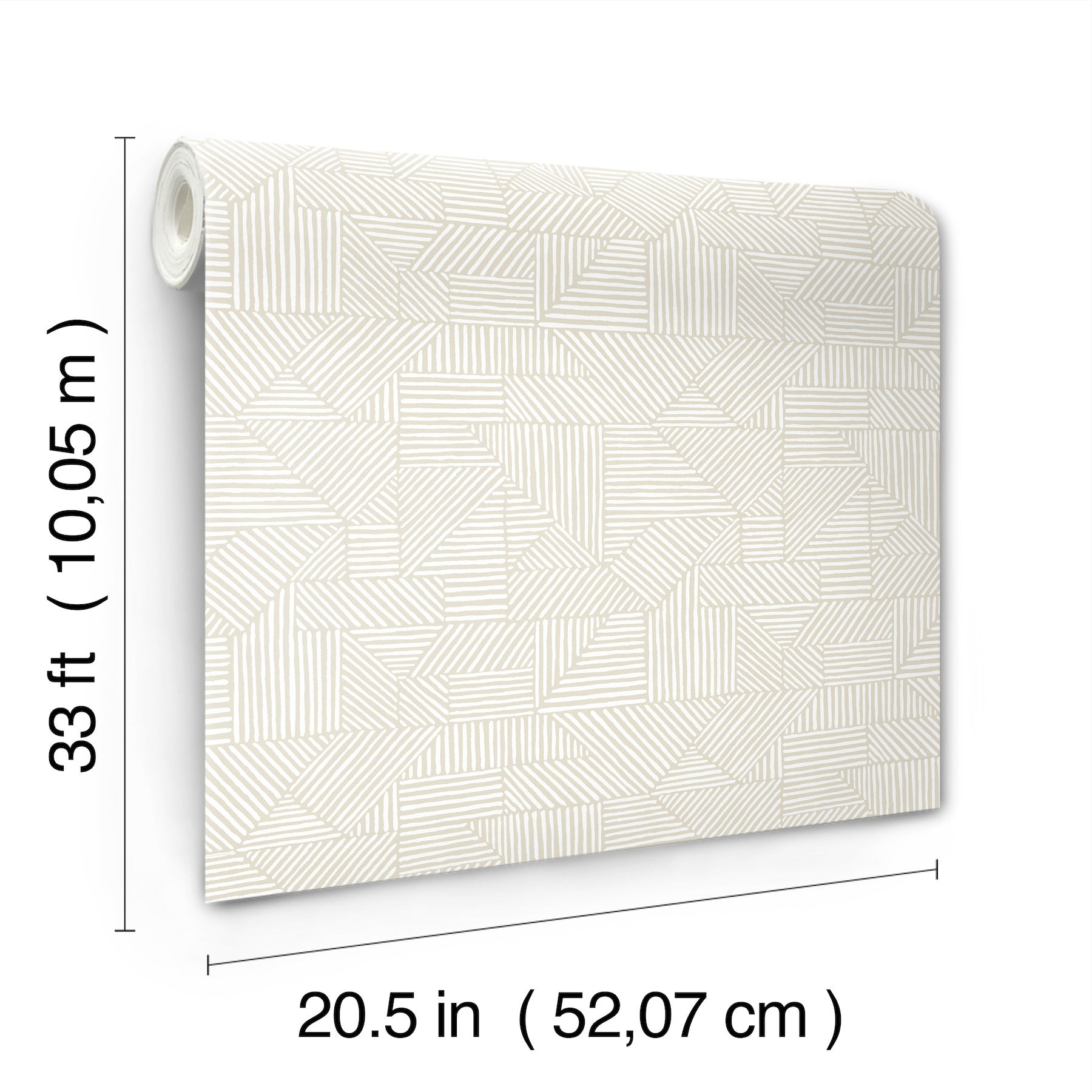 Crescendo Silver Block Geometric Wallpaper - York Wallcoverings - 4177-83300 - York Wallcoverings Wallpaper