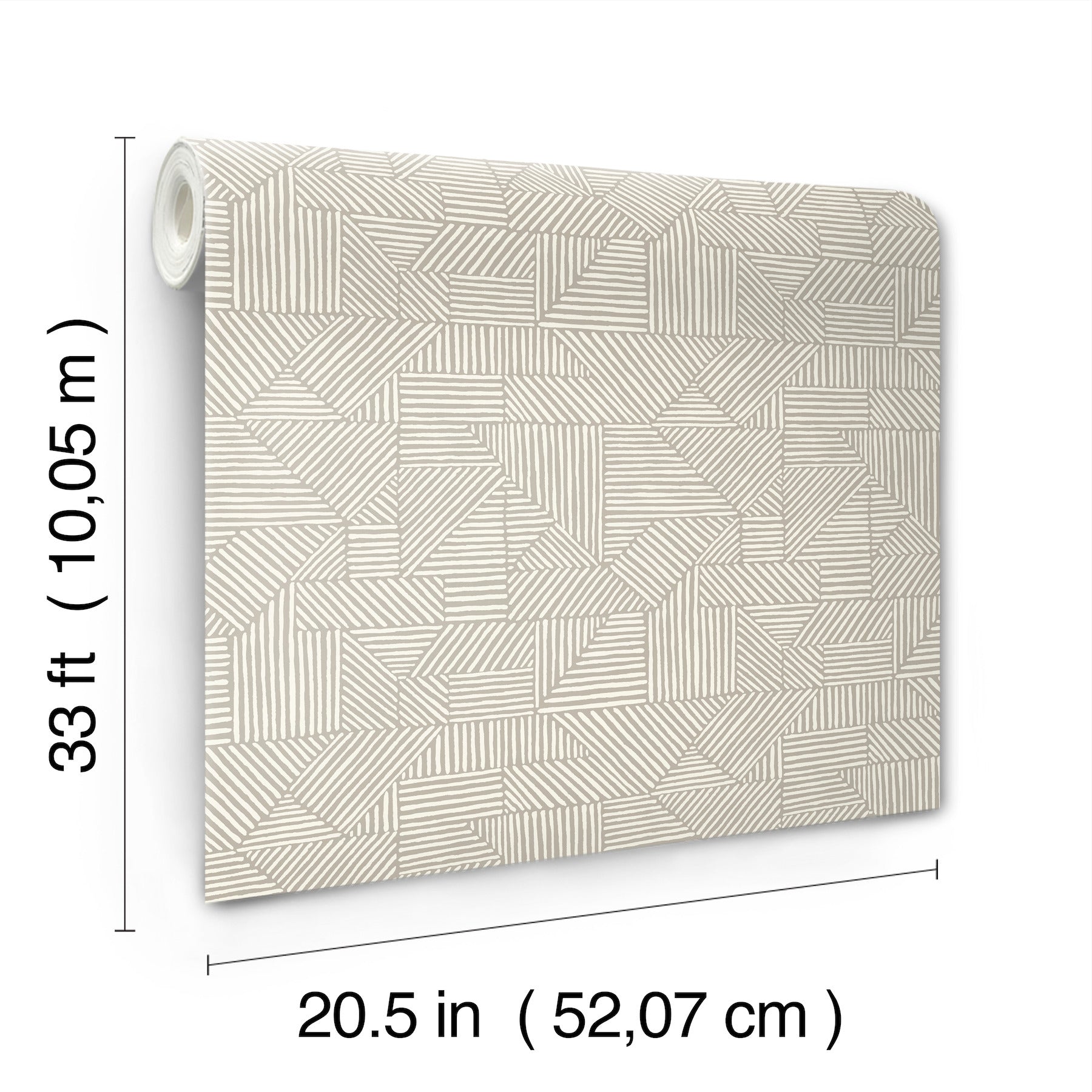 Crescendo Light Grey Block Geometric Wallpaper - York Wallcoverings - 4177-83303 - York Wallcoverings Wallpaper