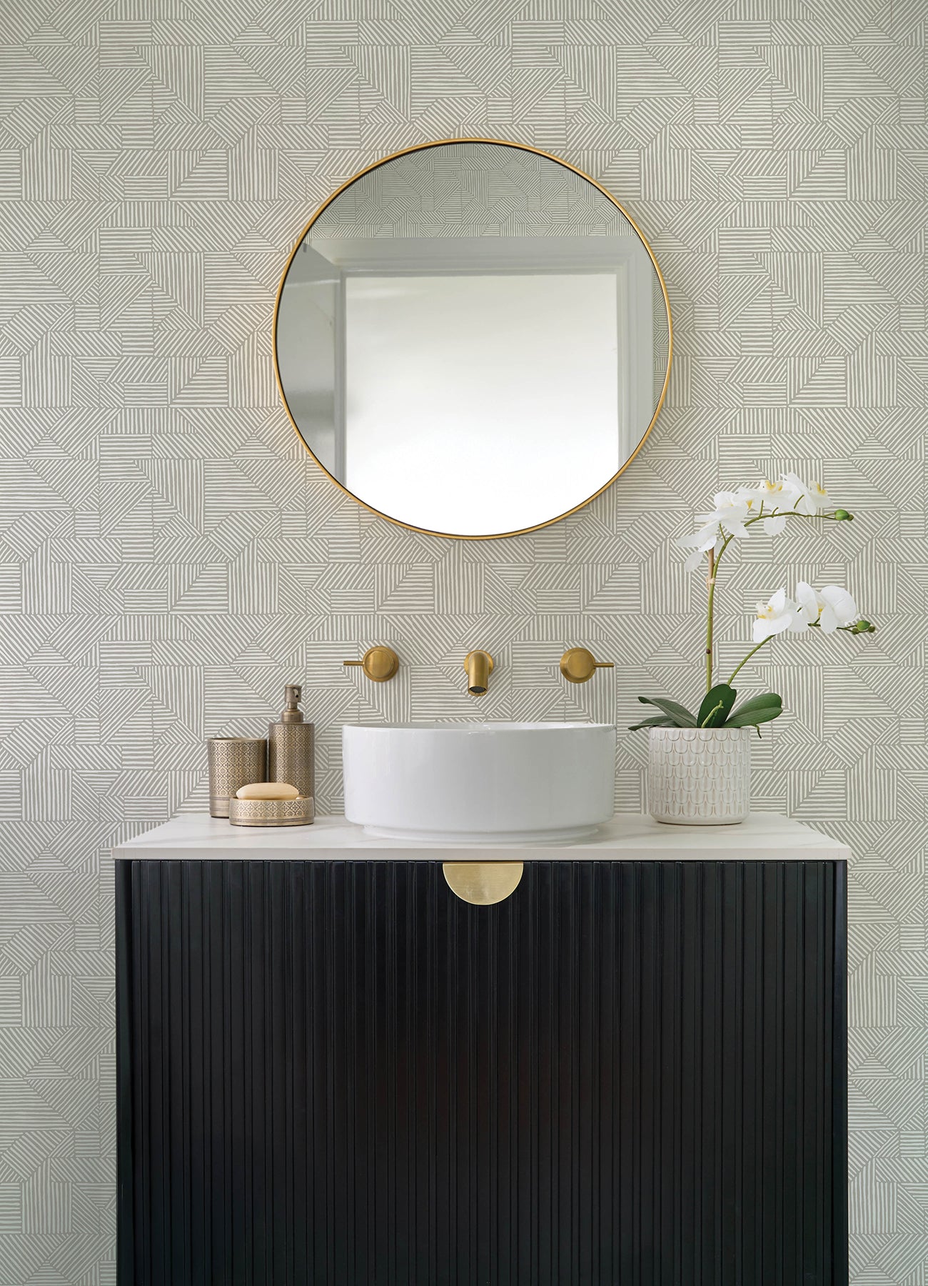 crescendo-light-grey-block-geometric-wallpaper-york-wallcoverings-4177-83303 - York Wallcoverings Papel pintado