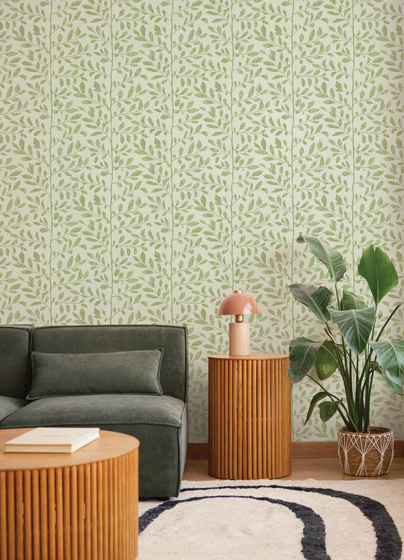Sagecrest Sage Sapling Wallpaper - York Wallcoverings - 4177-83305 - York Wallcoverings Wallpaper