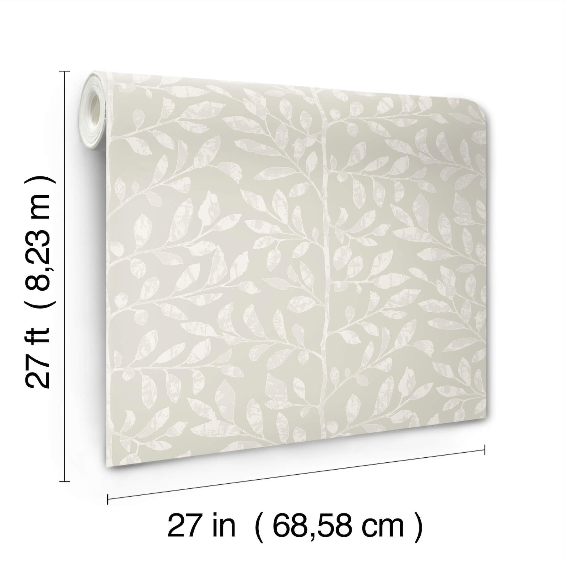 sagecrest-light-grey-sapling-wallpaper-york-wallcoverings-4177-83307 - York Wallcoverings Papel pintado