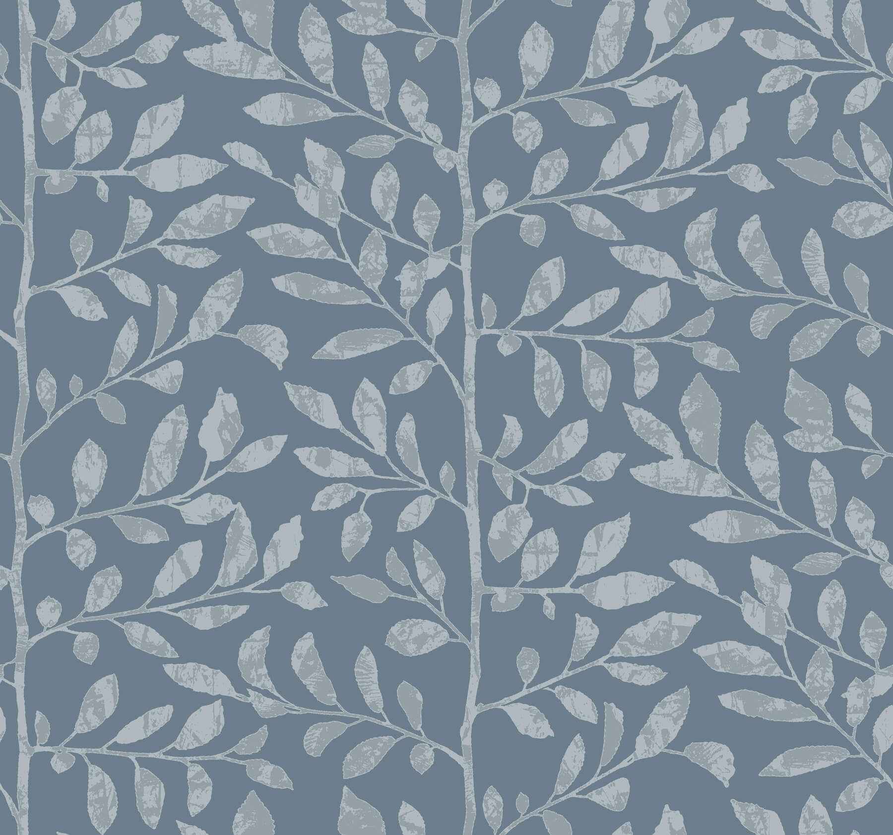 Sagecrest Blue Sapling Wallpaper - York Wallcoverings - 4177-83309
