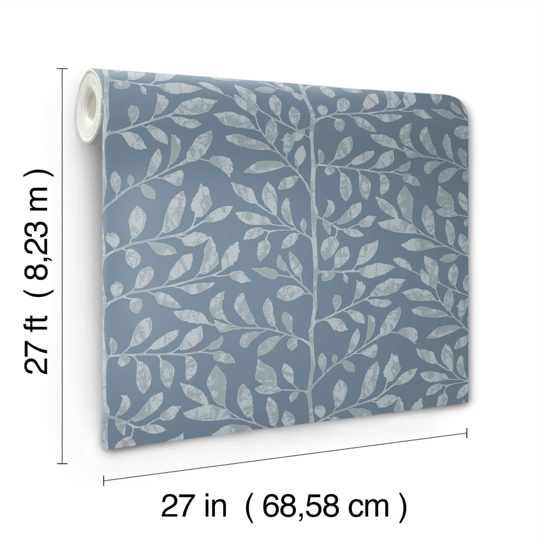 sagecrest-blue-sapling-wallpaper-york-wallcoverings-4177-83309 - York Wallcoverings Papel pintado