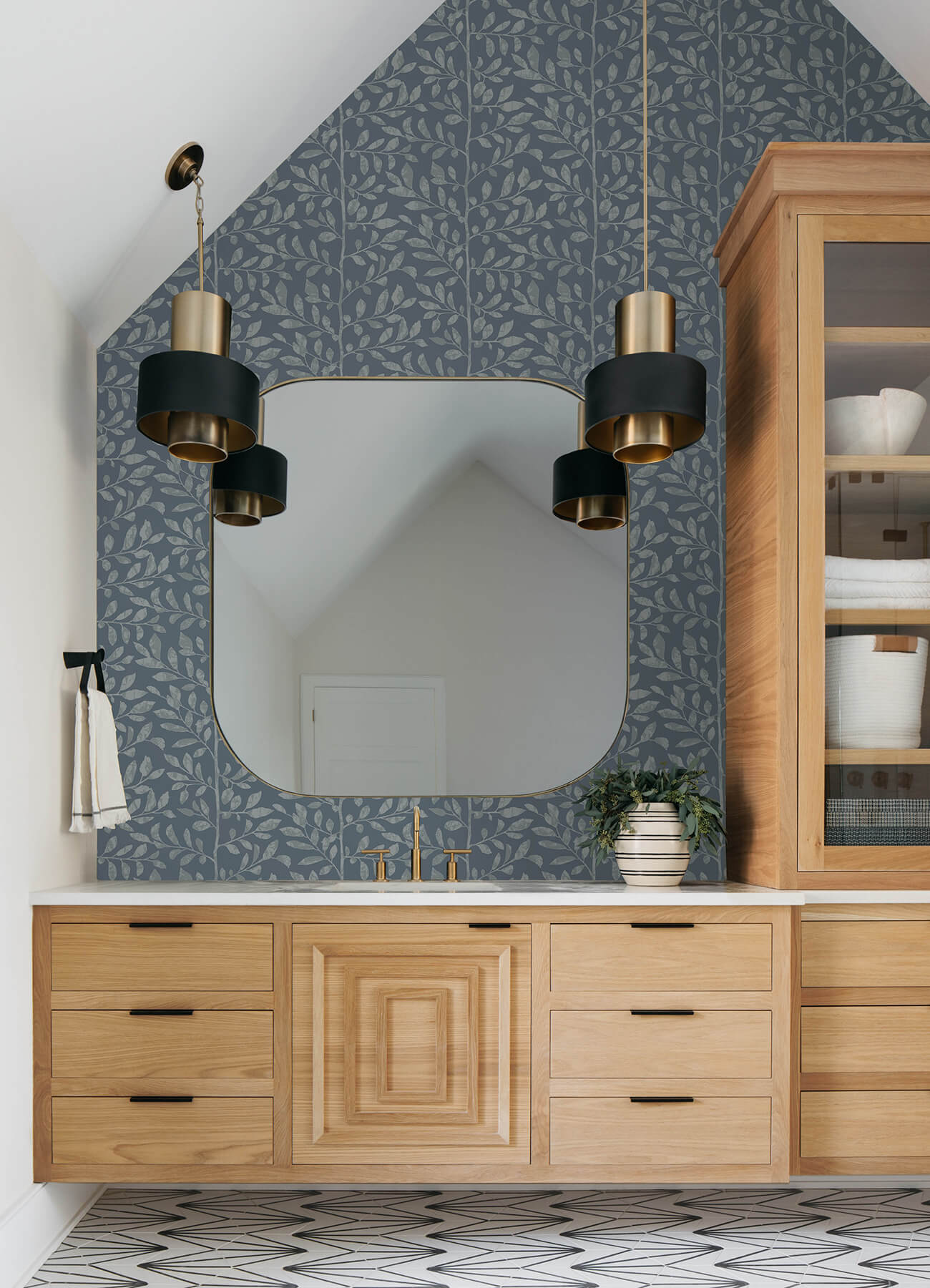 sagecrest-blue-sapling-wallpaper-york-wallcoverings-4177-83309 - York Wallcoverings Papel pintado