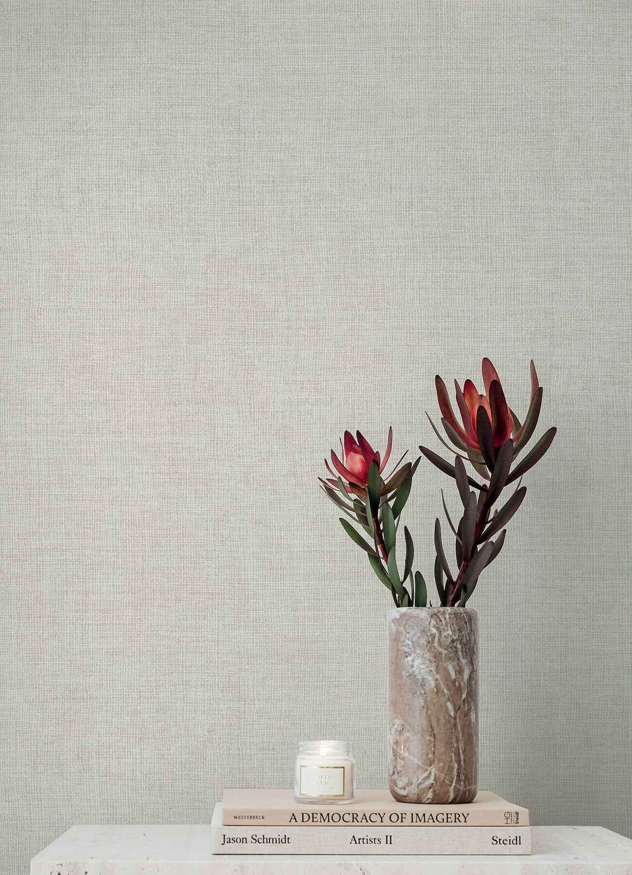 Alba Lavender Open Weave Wallpaper - York Wallcoverings - 4193-7401